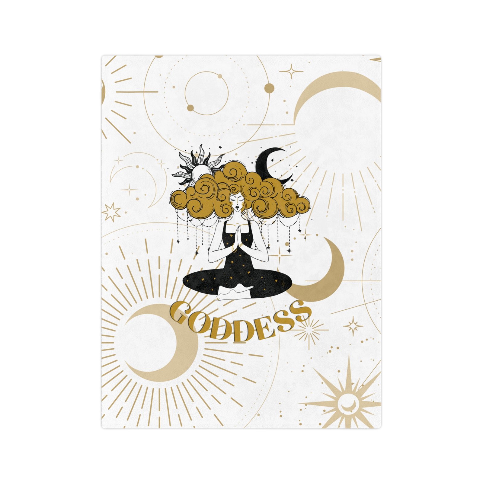 GODDESS White Velveteen Minky Blanket - Image 9