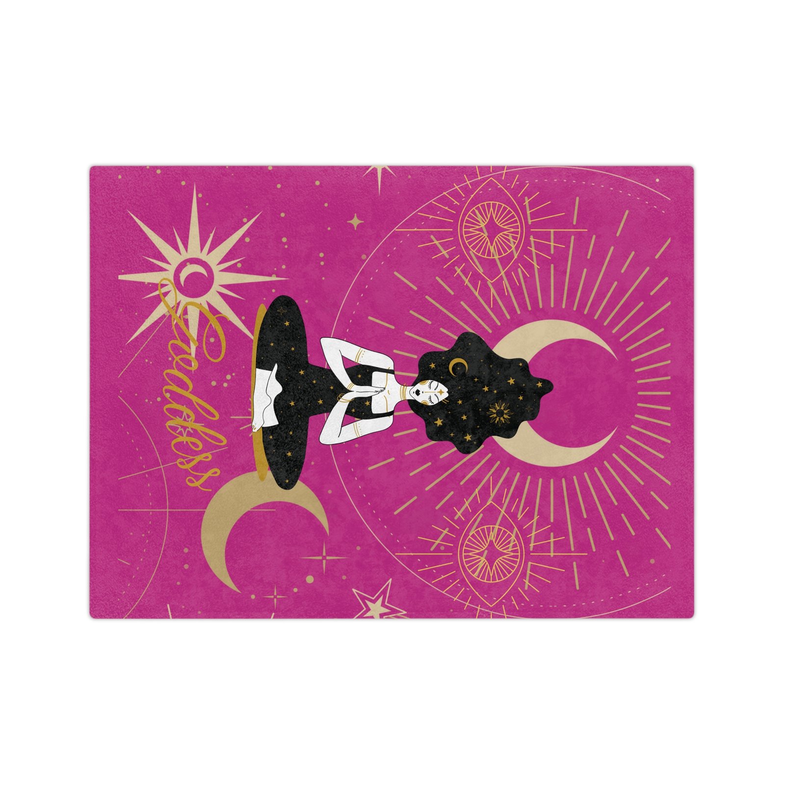 DH GODDESS Bright Pink Velveteen Minky Blanket - Image 10