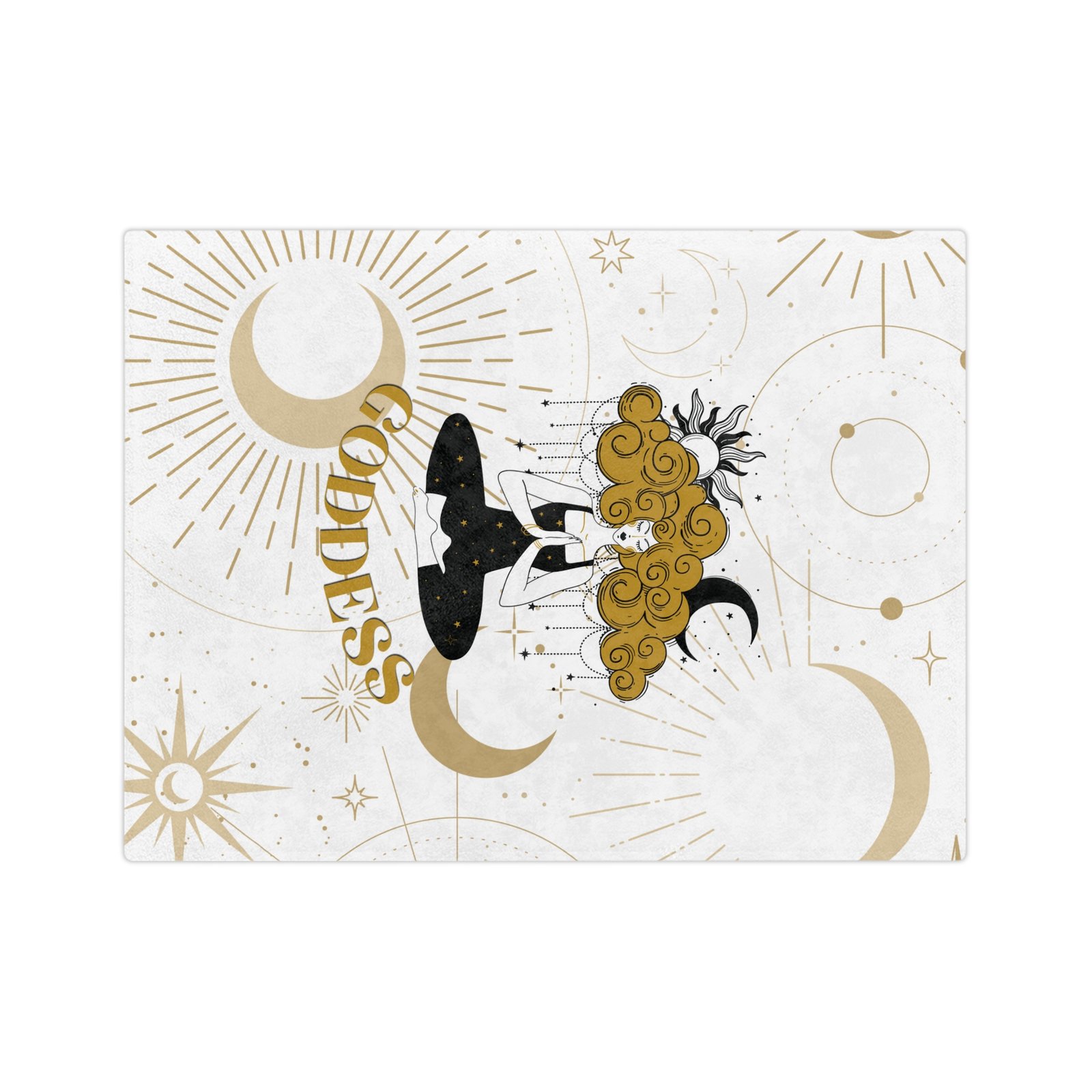 GODDESS White Velveteen Minky Blanket - Image 10