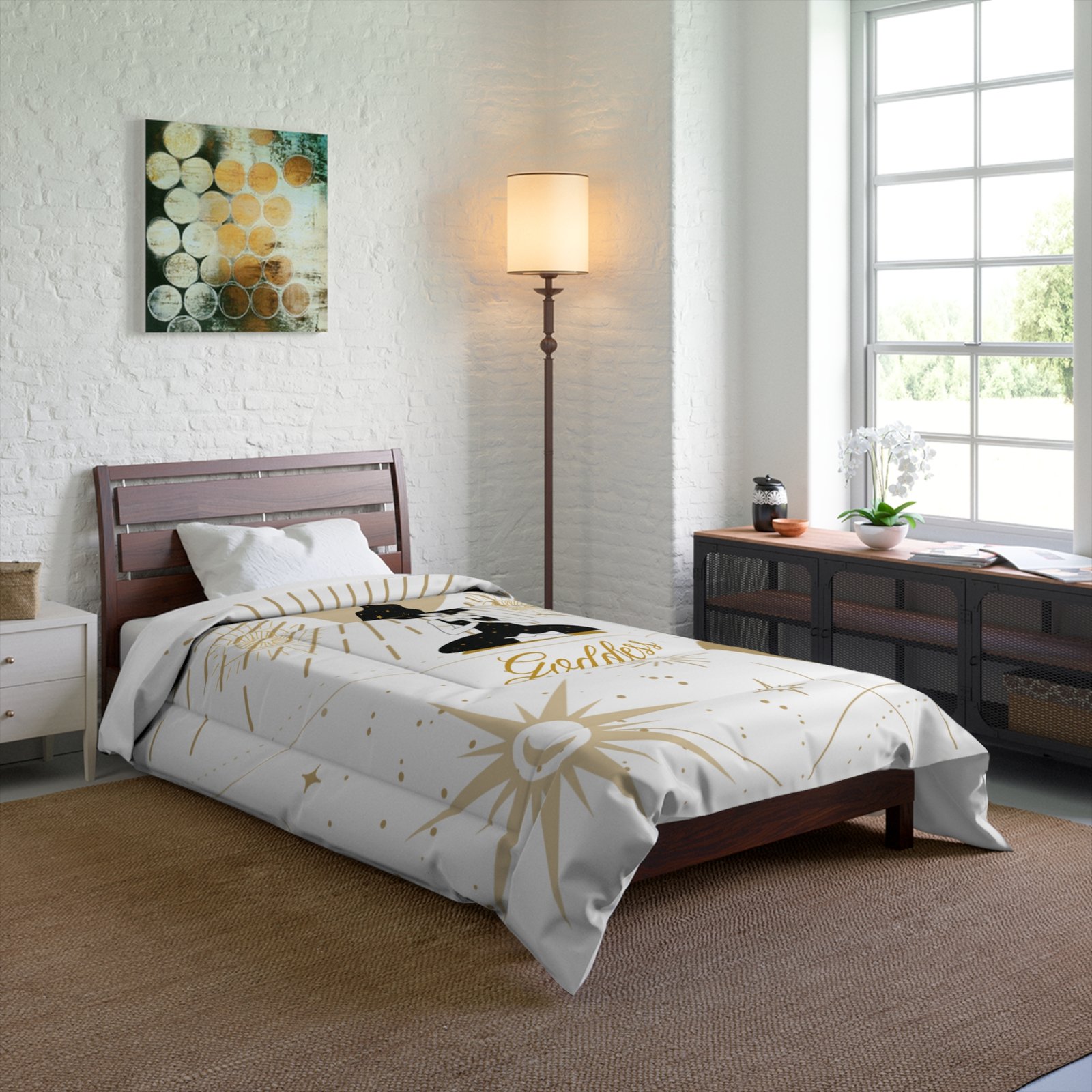 DH GODDESS White Comforter - Image 8