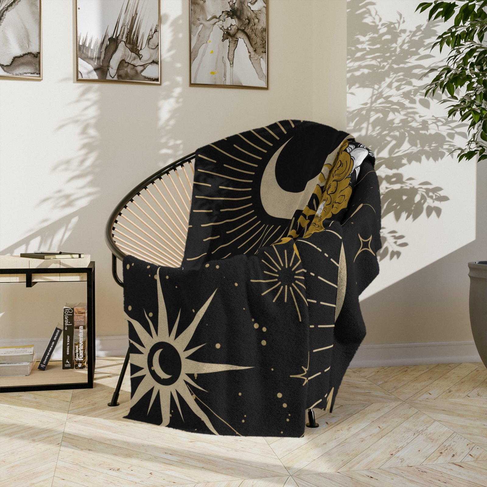 GODDESS Black Velveteen Minky Blanket - Image 12