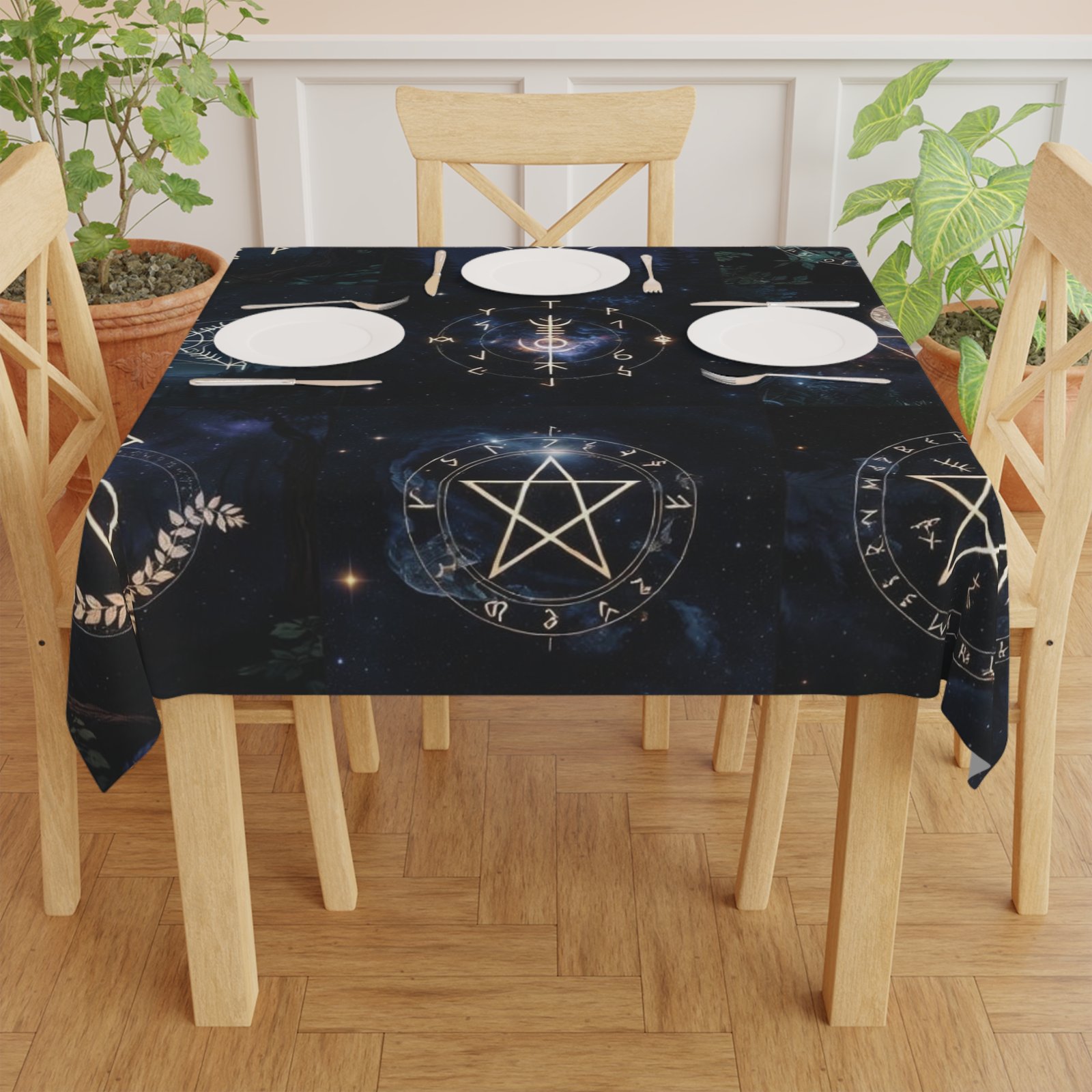Occult Symbols Tablecloth — Mystical Pagan Altar & Dining Cloth - Image 3
