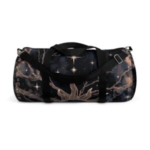 Celestial Roots Starry Night Duffel Bag — Cosmic Tree Gym & Travel Bag