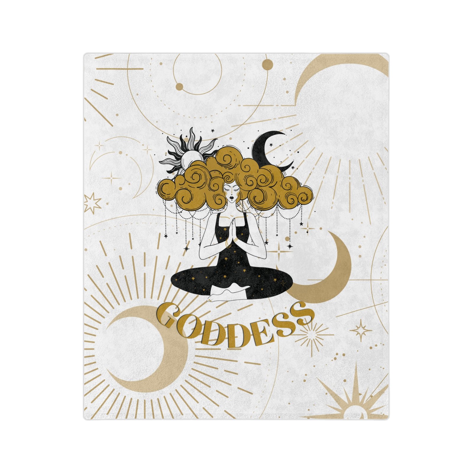GODDESS White Velveteen Minky Blanket - Image 5