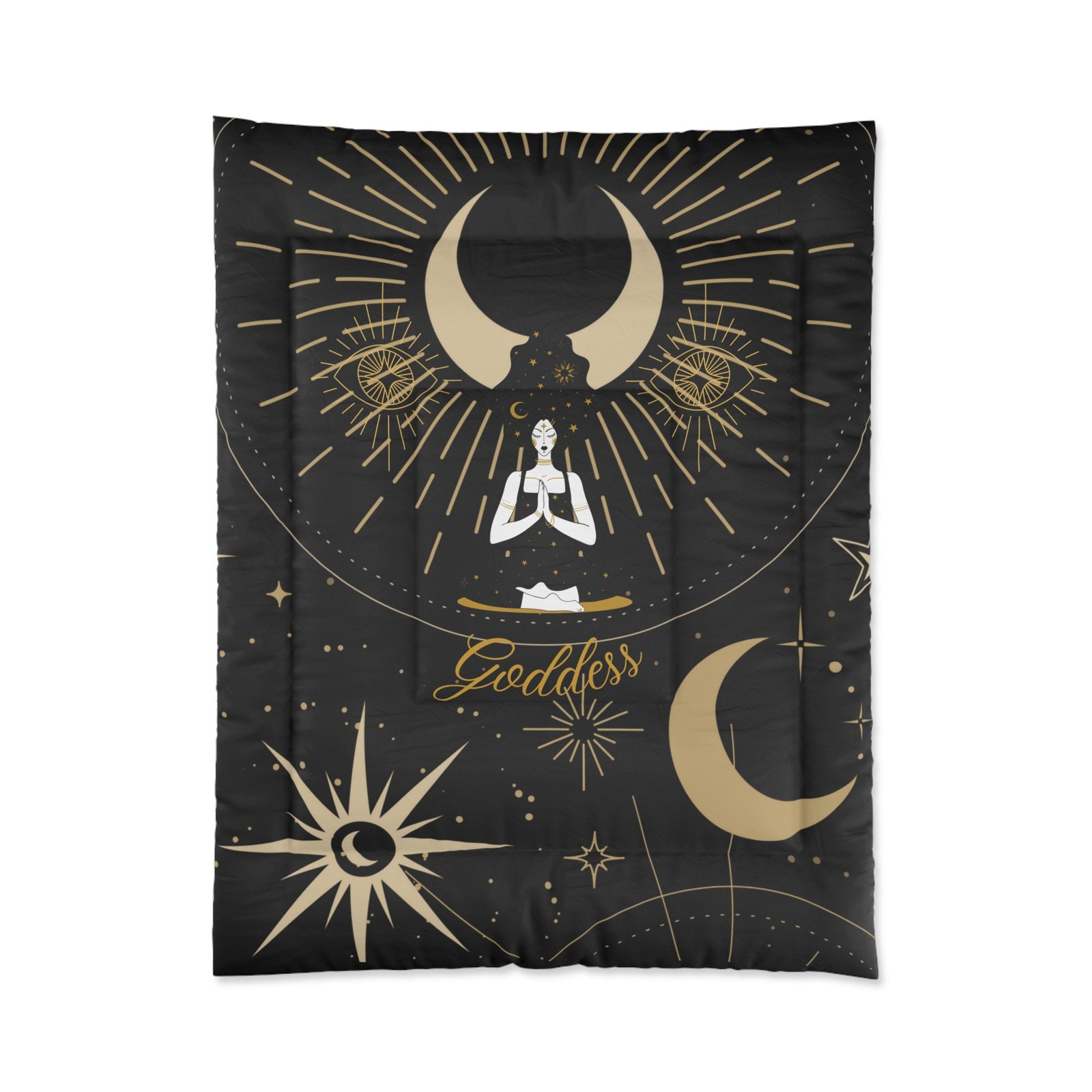 DH GODDESS Black Comforter - Image 7