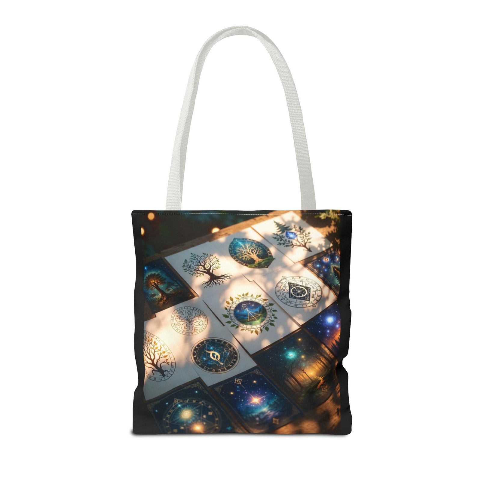 Arcane Whisper Tote Bag — Mystical Tarot & Moonlight All-Over Print - Image 58