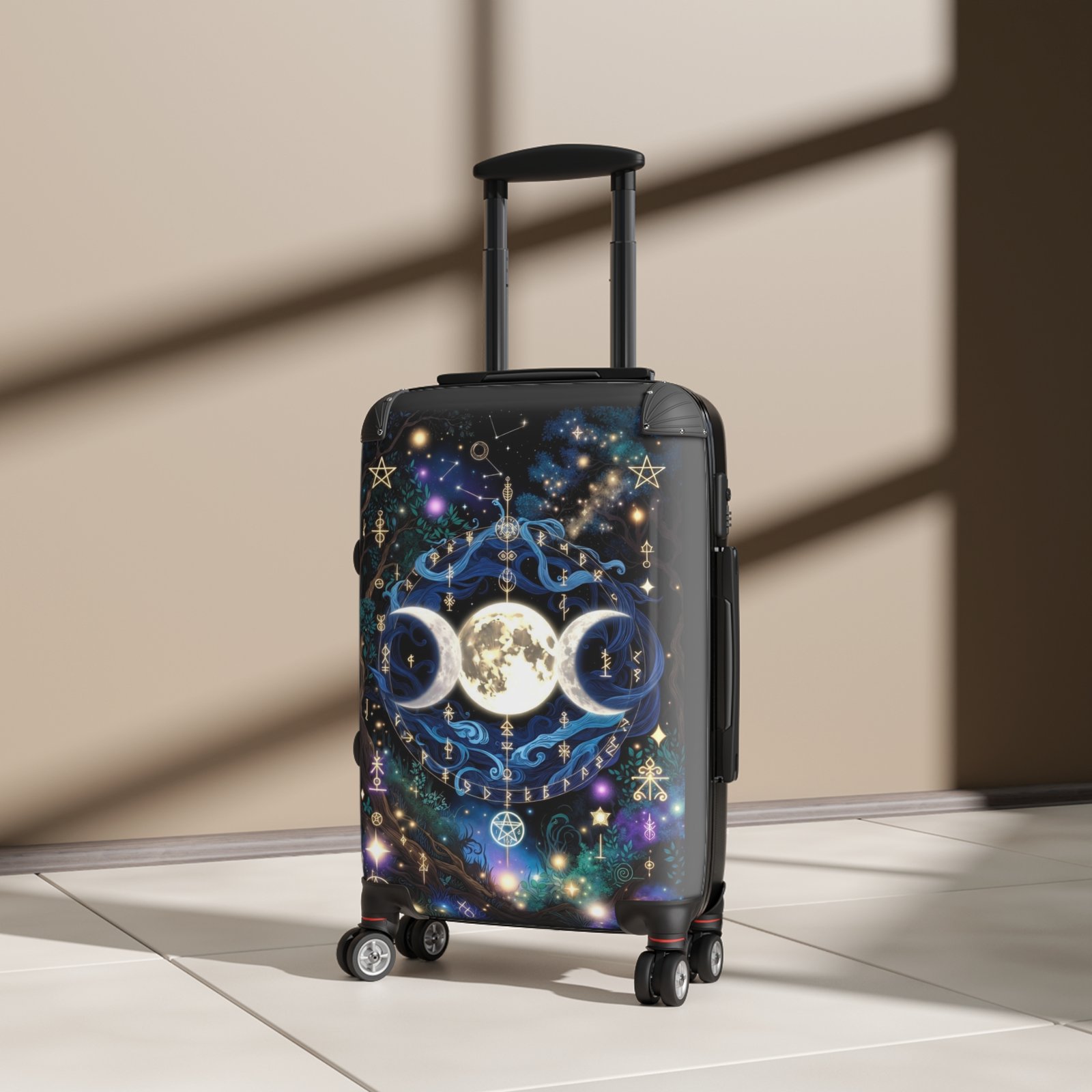 Triple Moon Luggage — Mystical Moon Phases Suitcase - Image 10