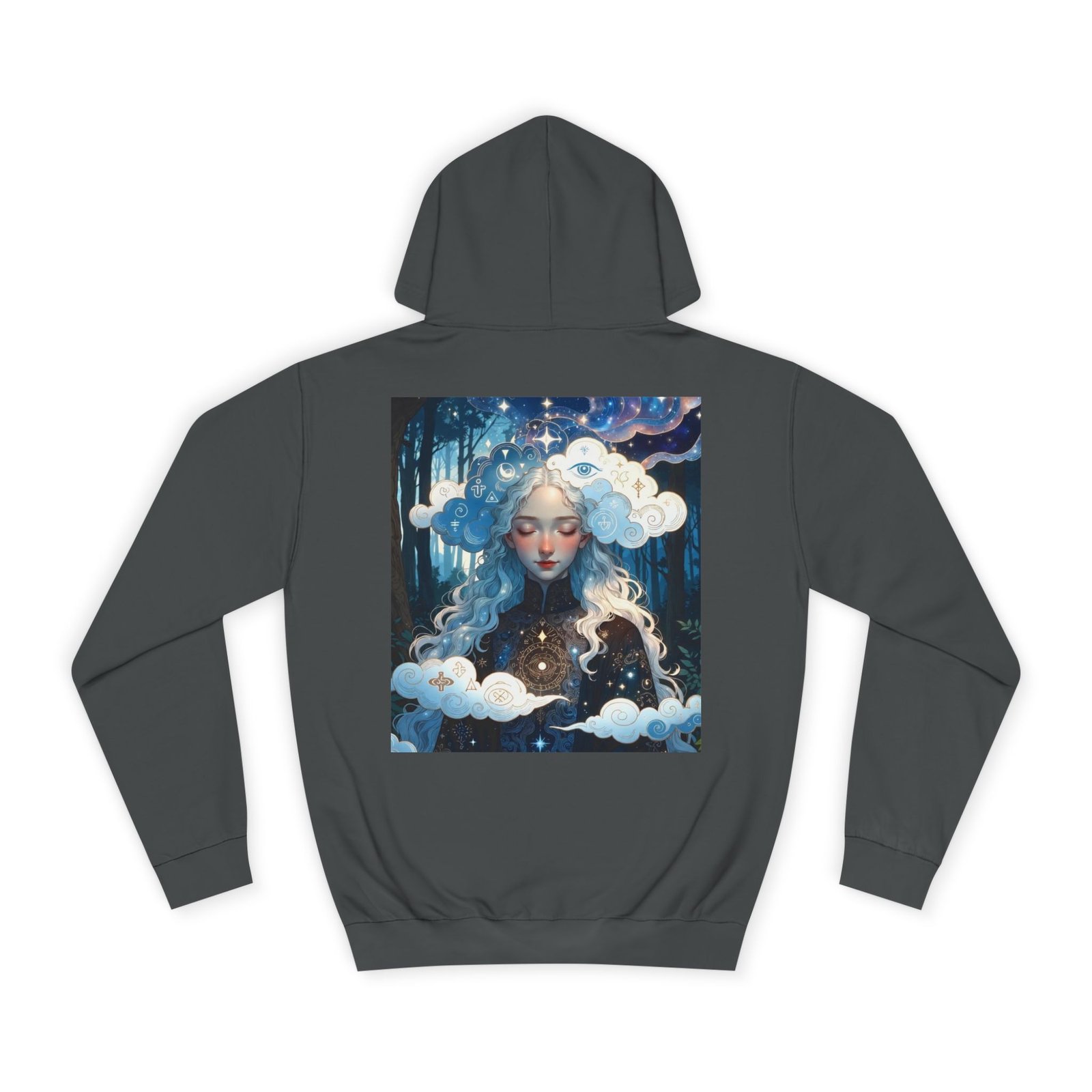 Celestial Dreamer Hoodie — Ethereal Moon & Clouds Art Sweatshirt - Image 22