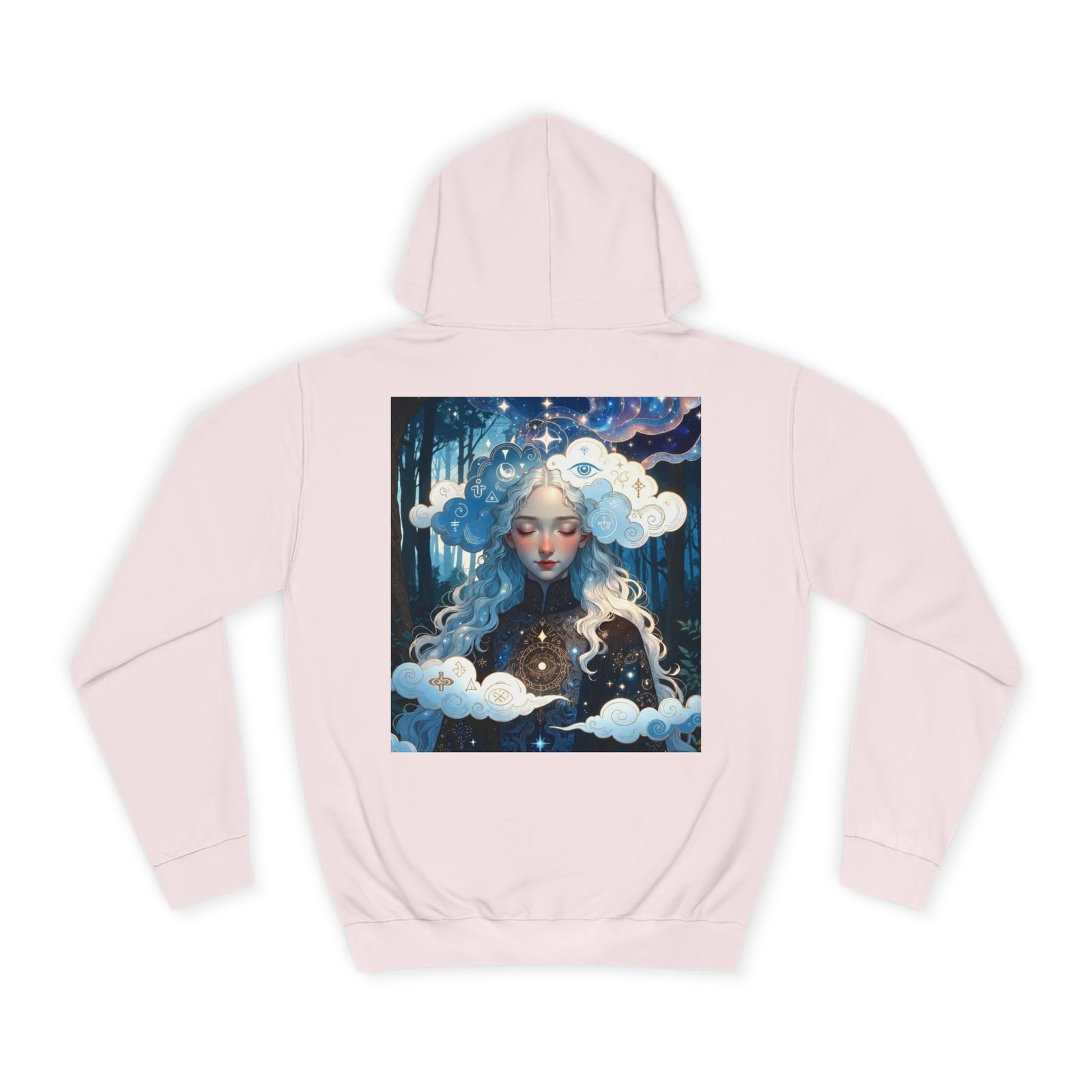 Celestial Dreamer Hoodie — Ethereal Moon & Clouds Art Sweatshirt - Image 46