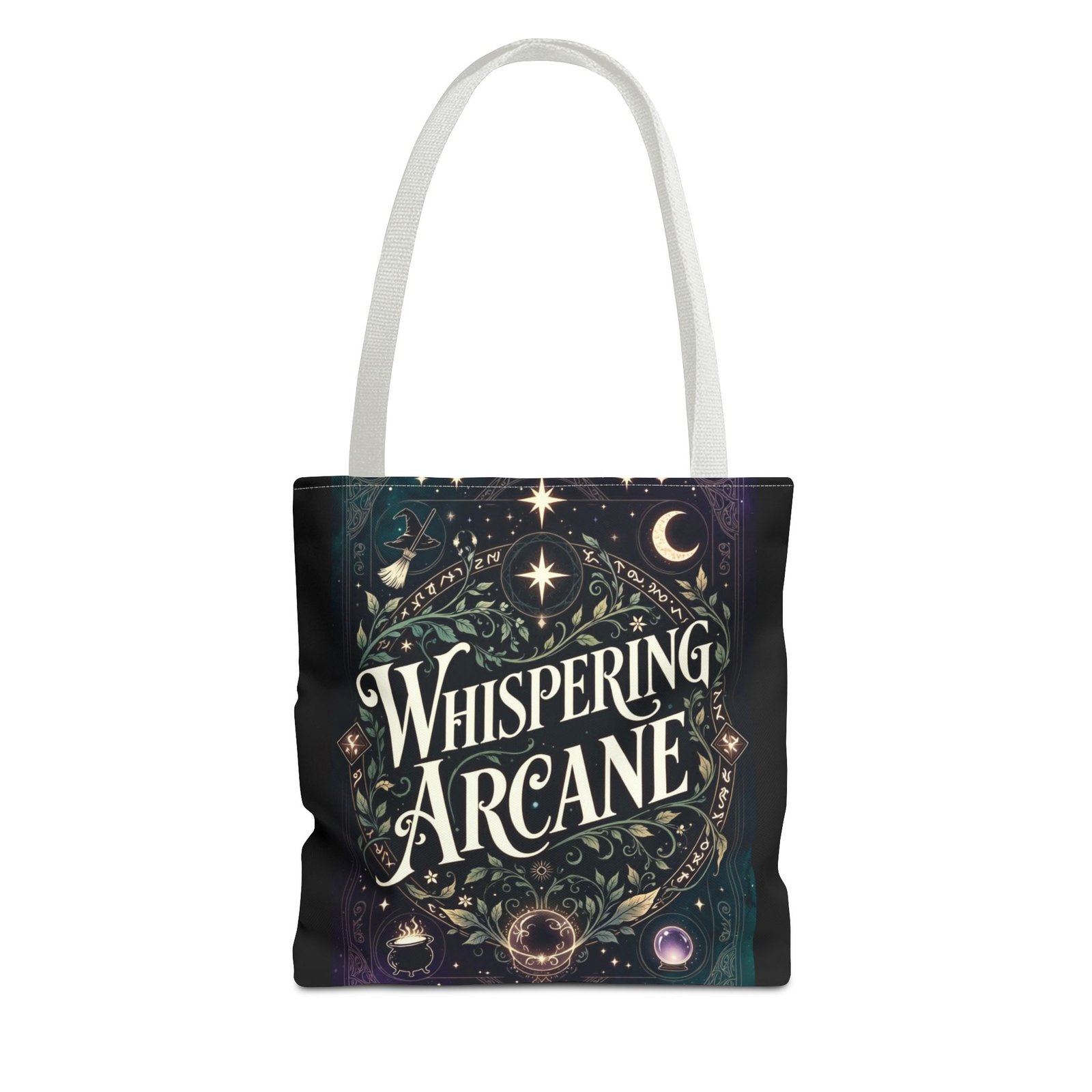 Arcane Whisper Tote Bag — Mystical Tarot & Moonlight All-Over Print - Image 17
