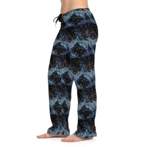 Galaxy Night Pajama Pants — Starry Moon Sleepwear for Women