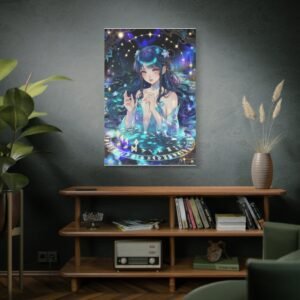 Mermaid Sorceress Matte Canvas Print — Stretched Fantasy Wall Art