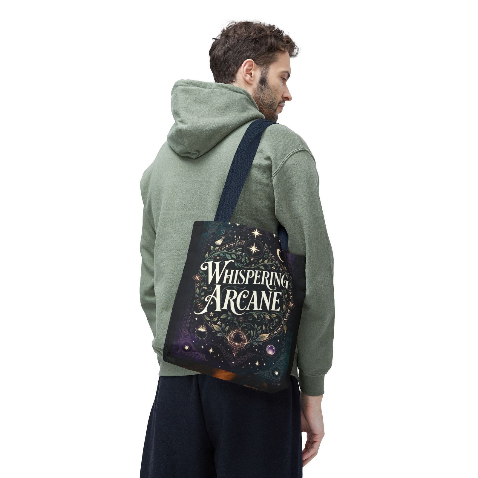 Arcane Whisper Tote Bag — Mystical Tarot & Moonlight All-Over Print - Image 38