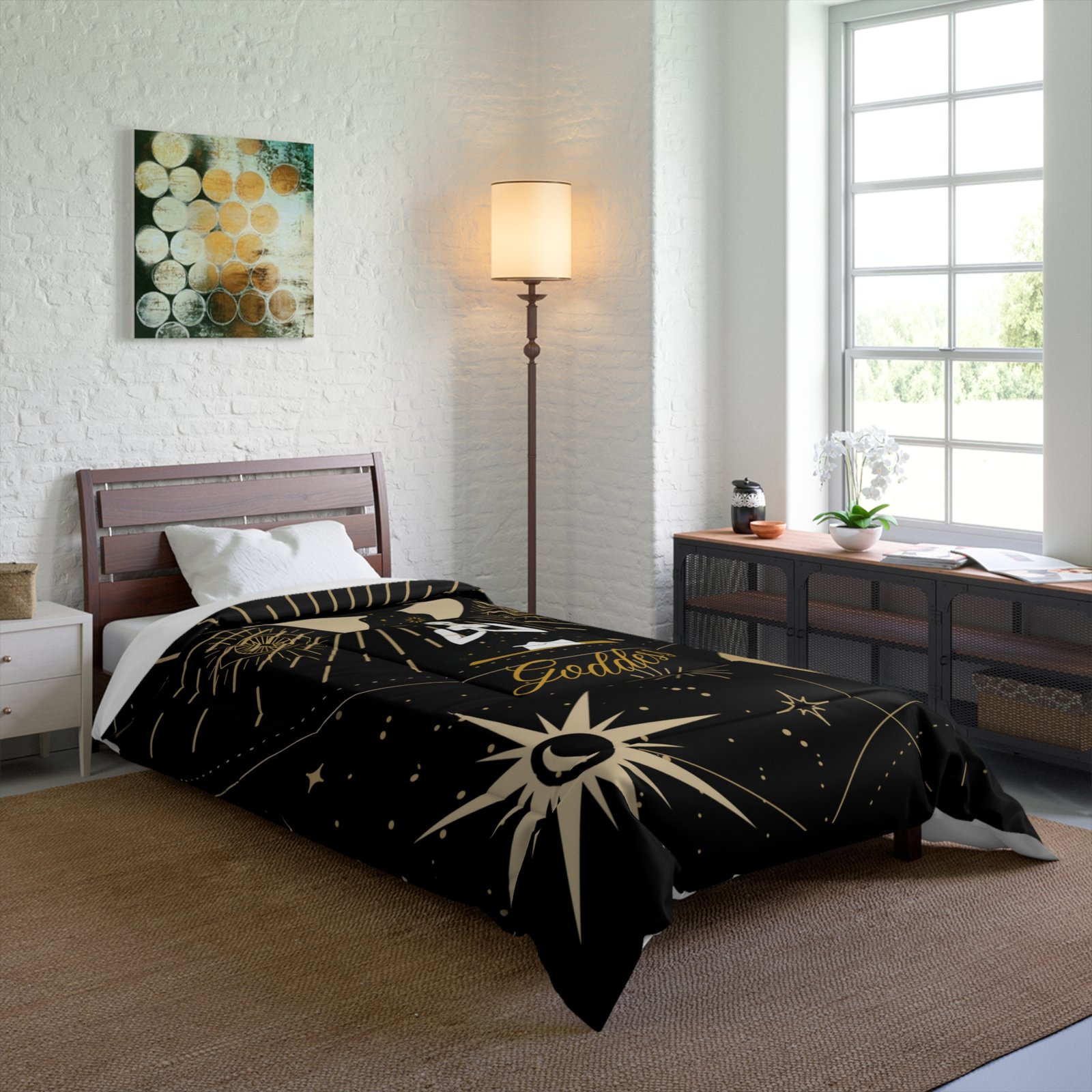 DH GODDESS Black Comforter - Image 2