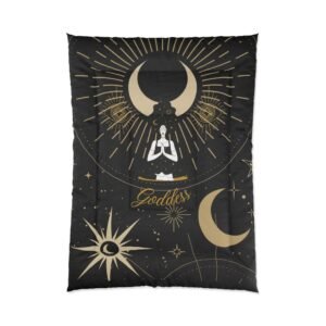 DH GODDESS Black Comforter