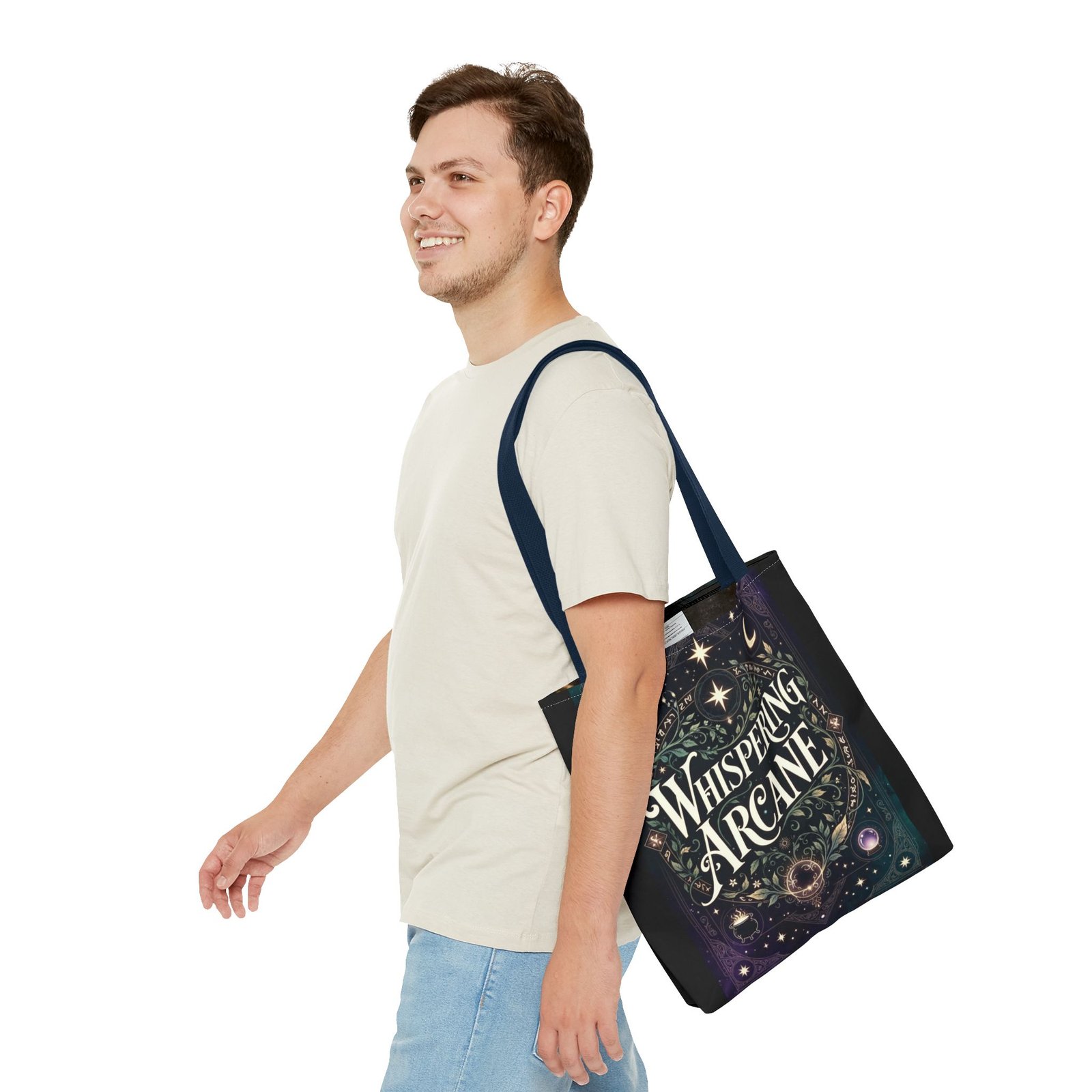 Arcane Whisper Tote Bag — Mystical Tarot & Moonlight All-Over Print - Image 75
