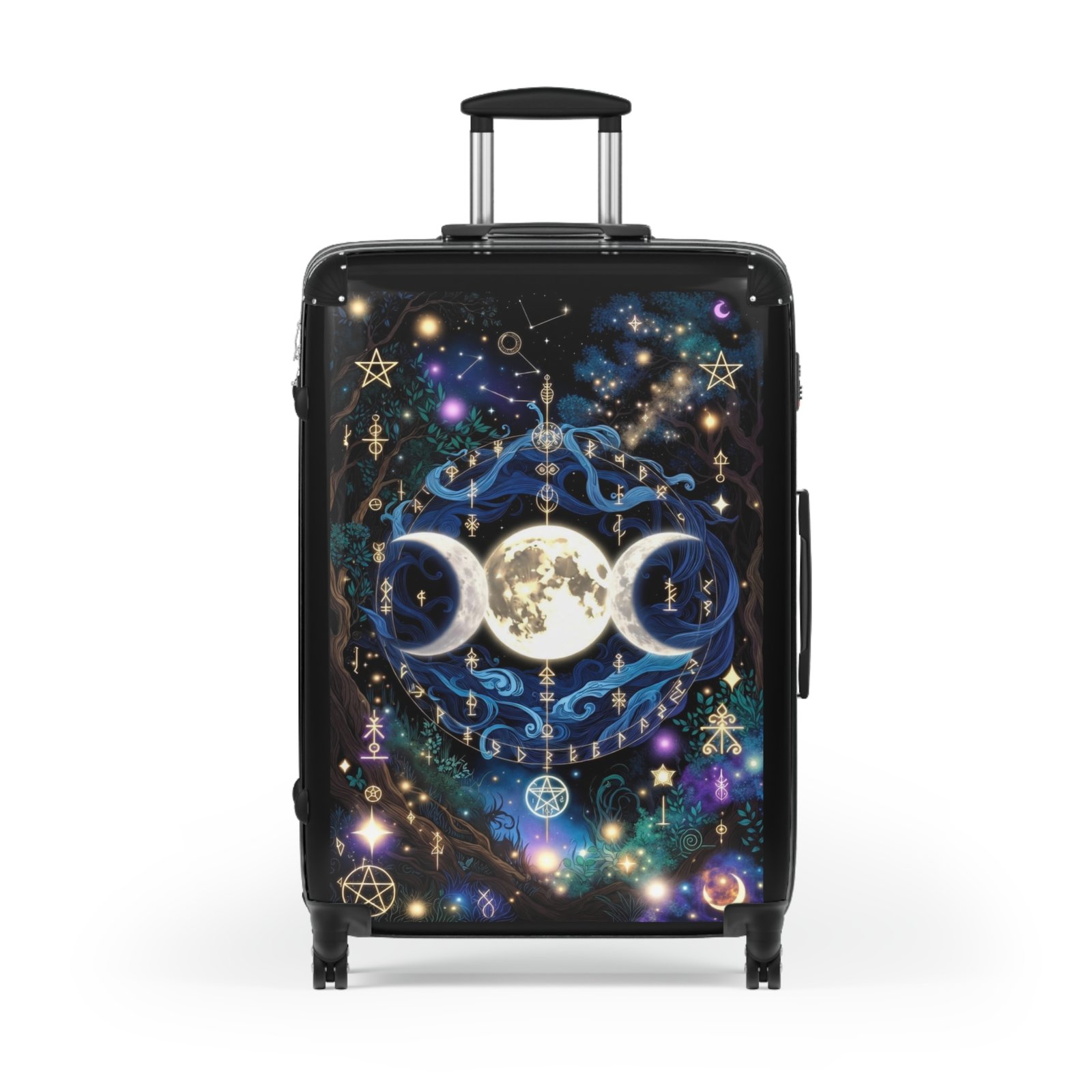 Triple Moon Luggage — Mystical Moon Phases Suitcase - Image 12