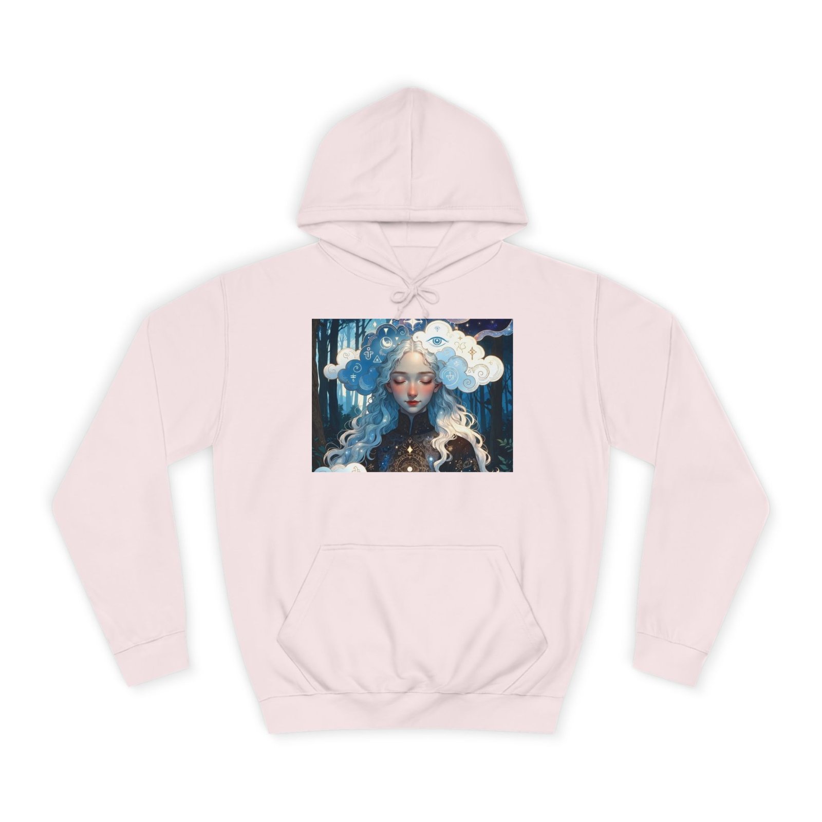 Celestial Dreamer Hoodie — Ethereal Moon & Clouds Art Sweatshirt - Image 45