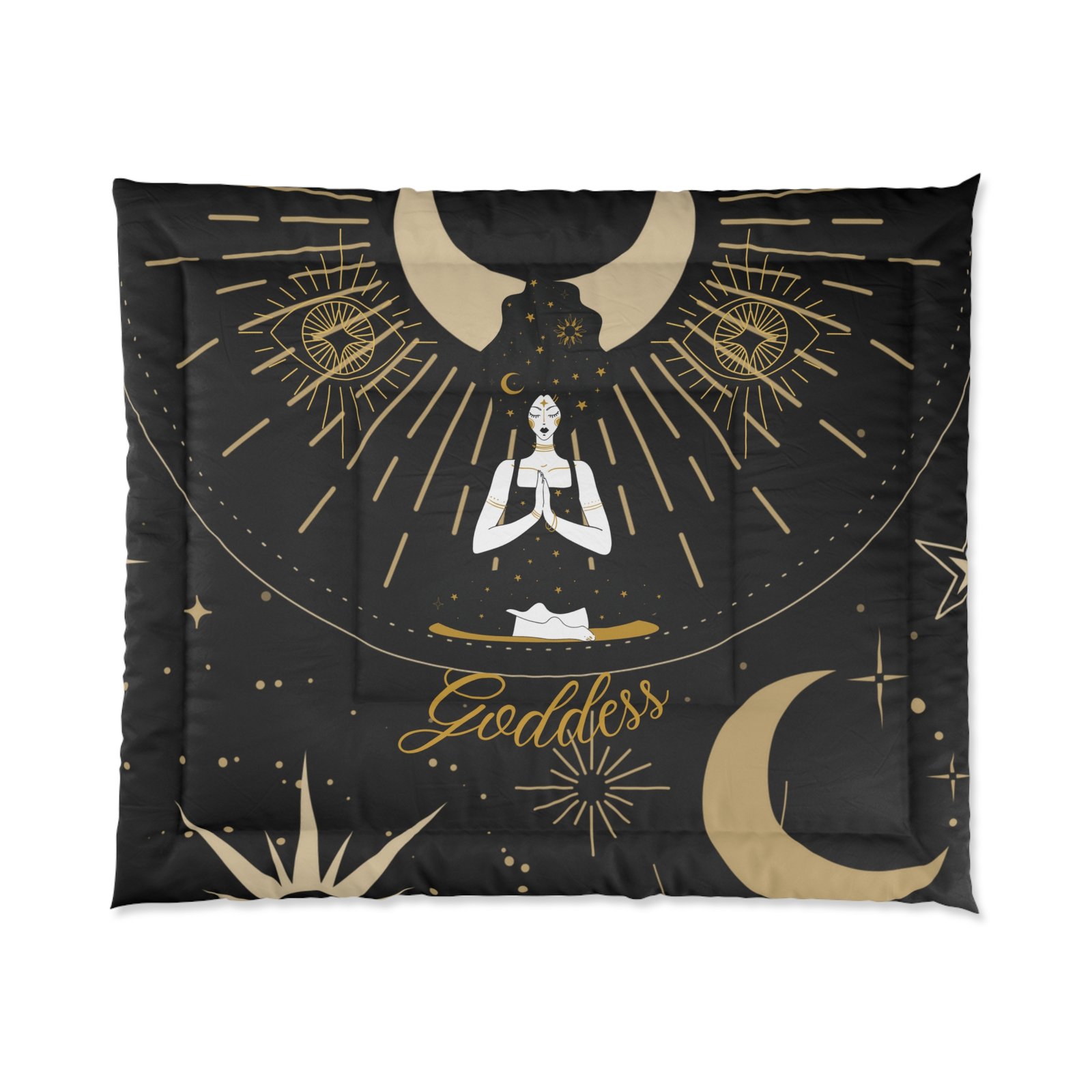 DH GODDESS Black Comforter - Image 5