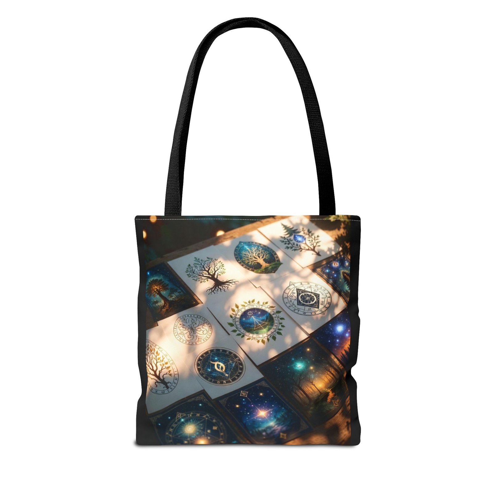 Arcane Whisper Tote Bag — Mystical Tarot & Moonlight All-Over Print - Image 3