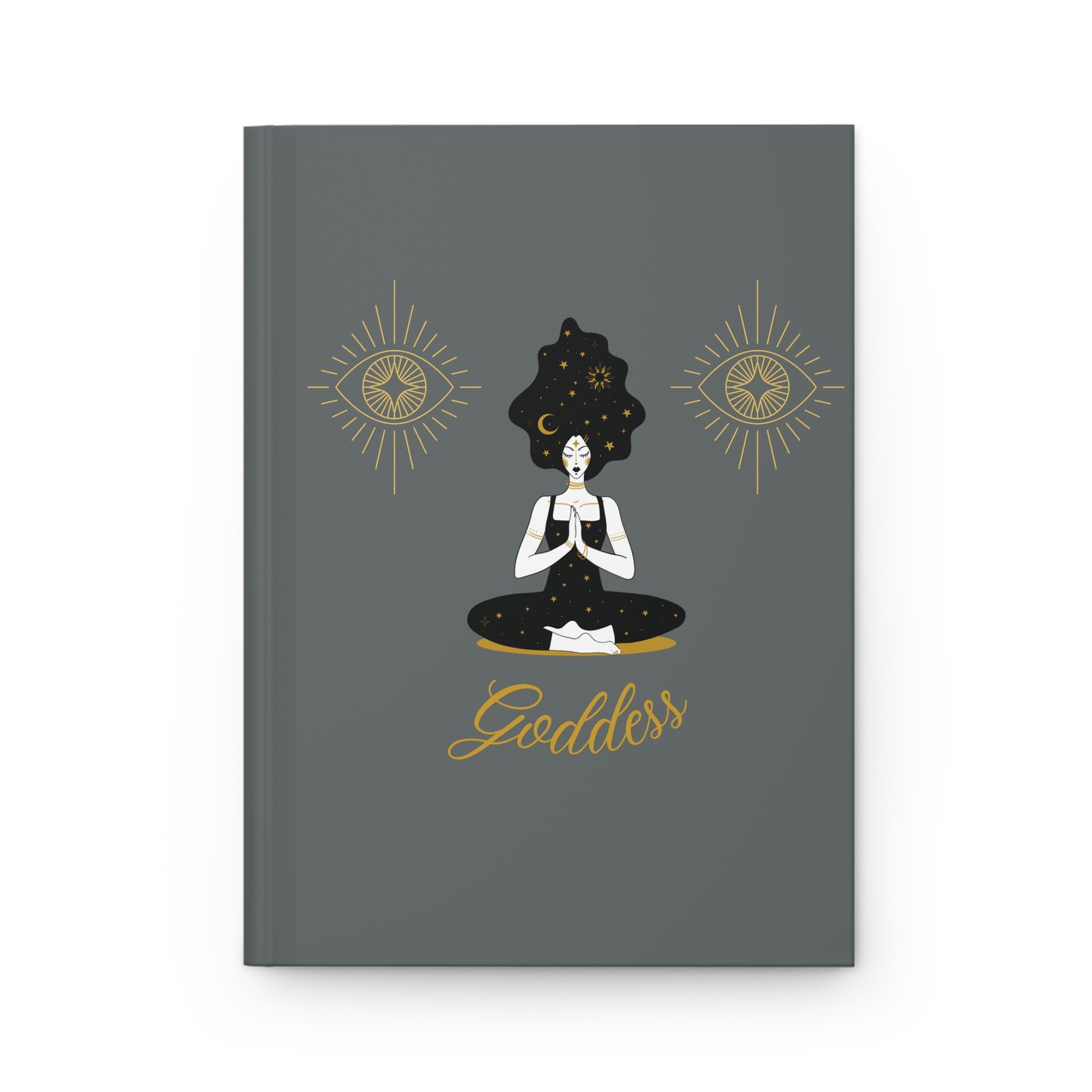 Grey DH Goddess Hardcover Journal Matte