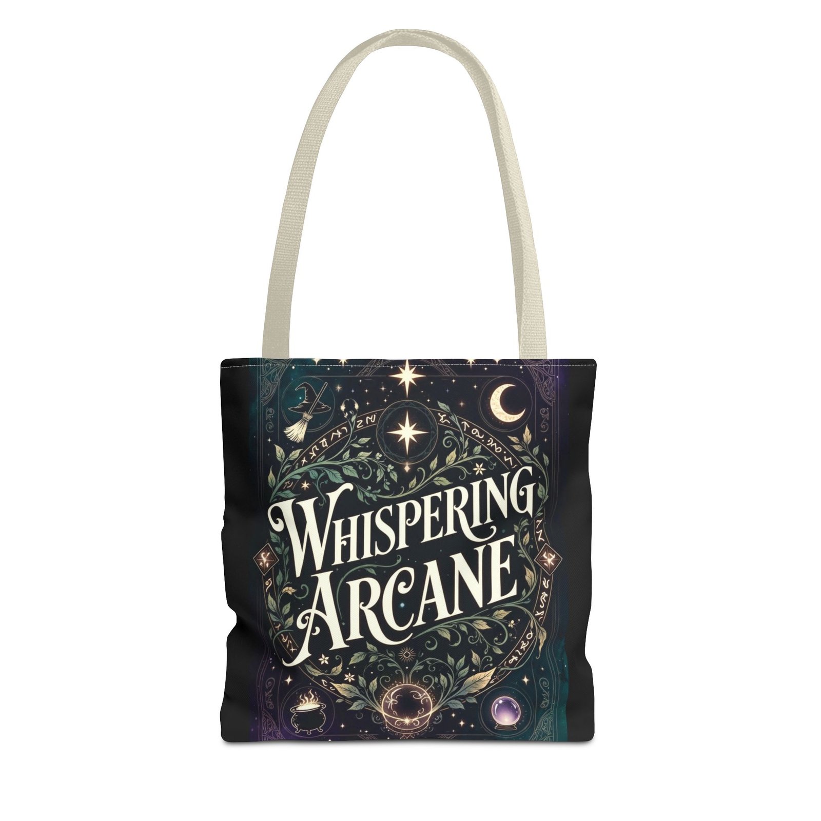Arcane Whisper Tote Bag — Mystical Tarot & Moonlight All-Over Print - Image 25