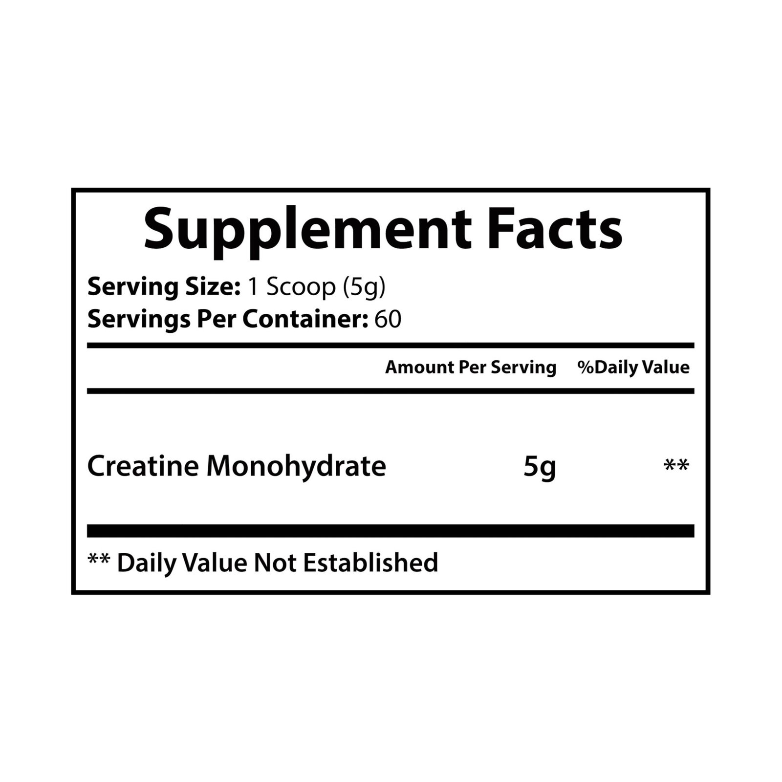 Creatine Monohydrate Supplement (300g, 10.58oz) - Image 5