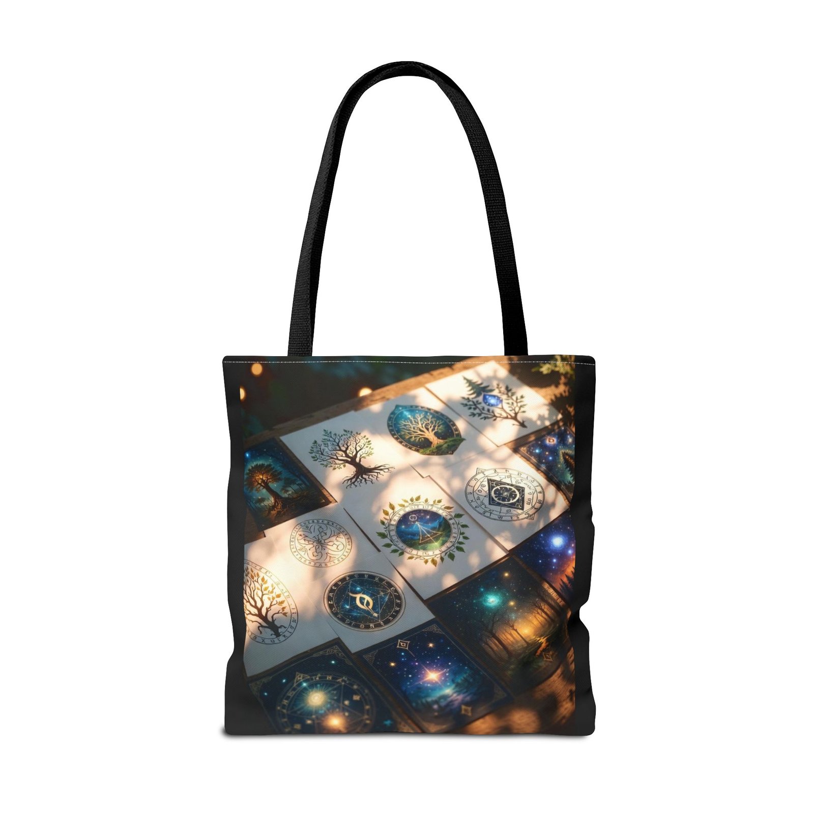 Arcane Whisper Tote Bag — Mystical Tarot & Moonlight All-Over Print - Image 46