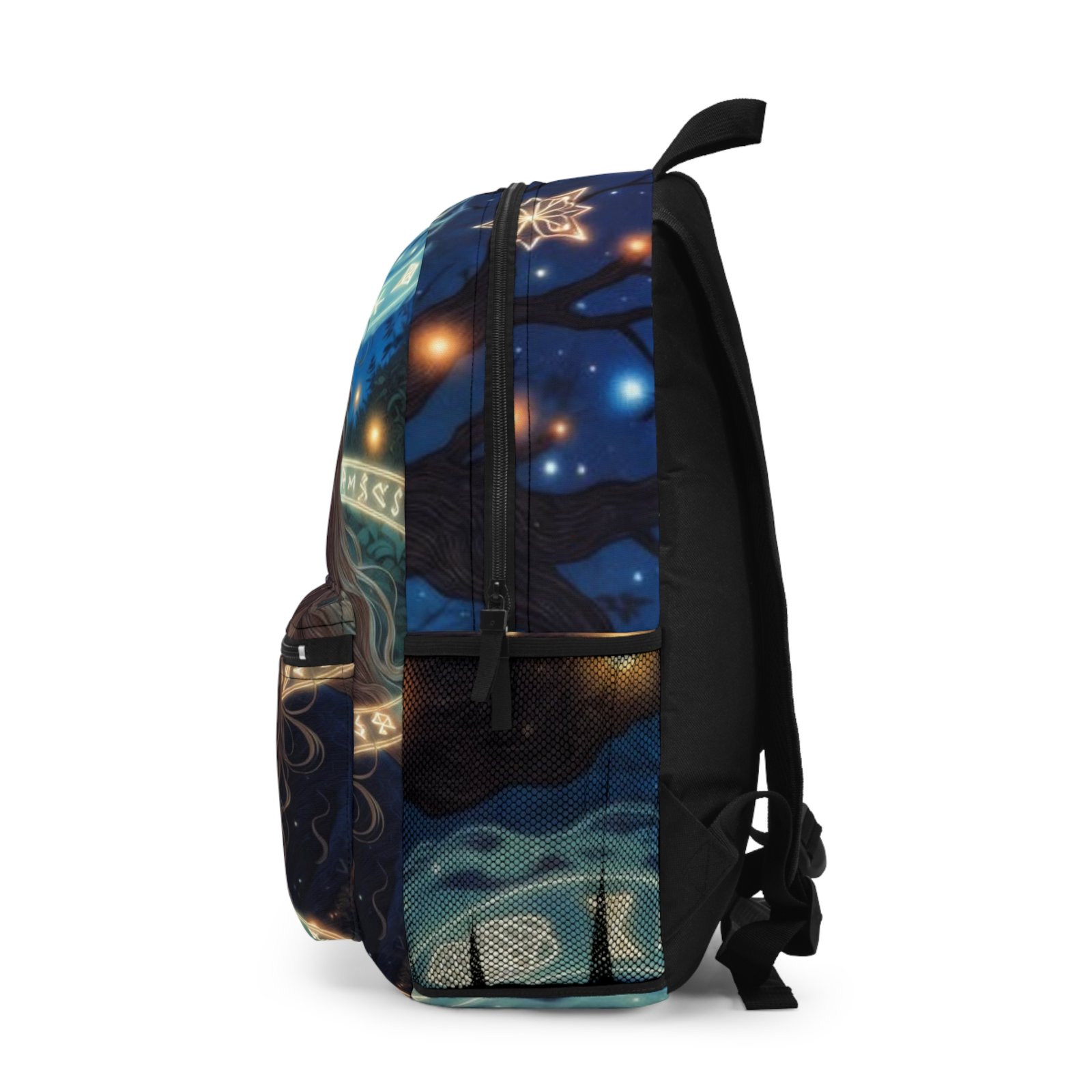 Mystic Girl Astral Backpack — Celestial Magic Art School Bag - Image 3
