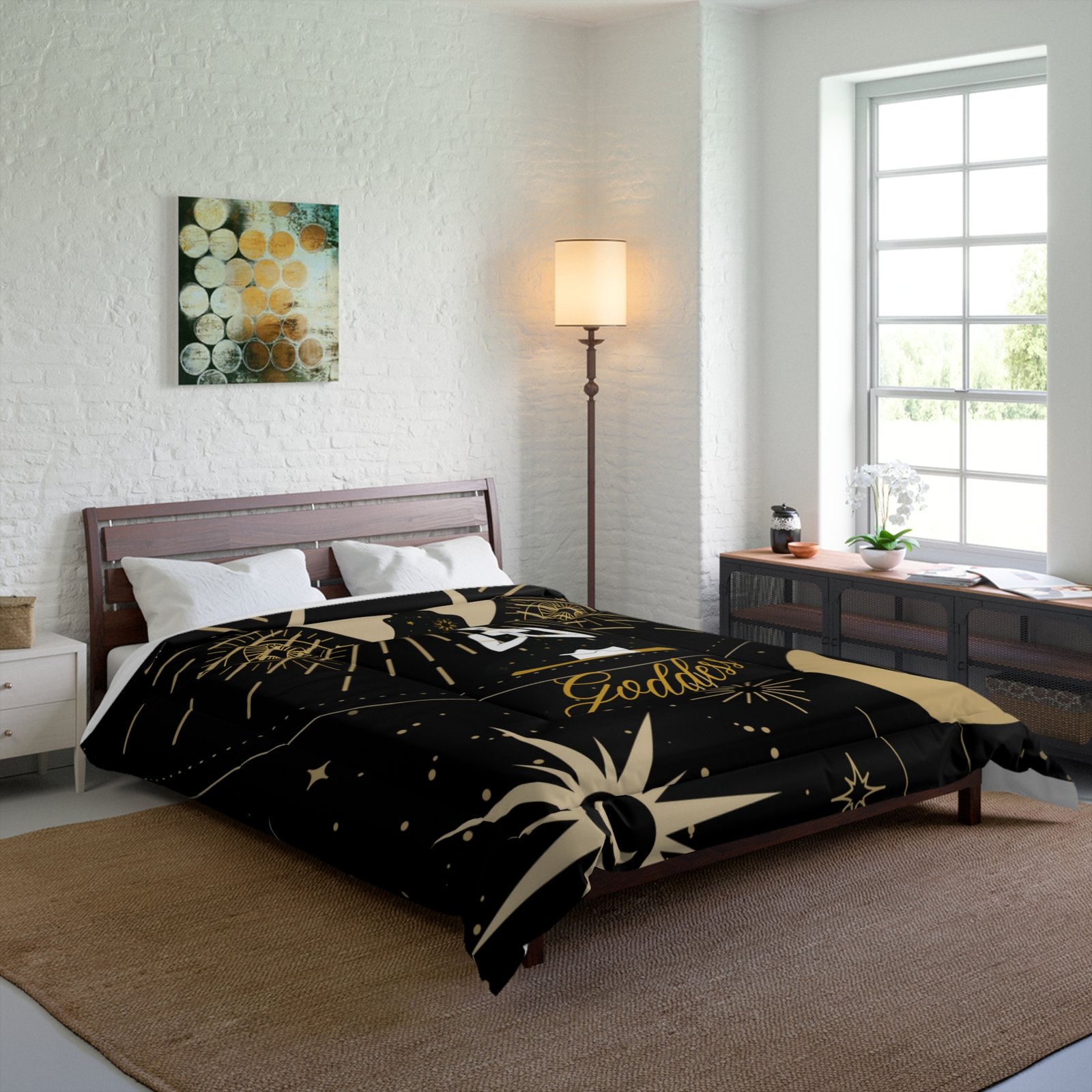 DH GODDESS Black Comforter - Image 4