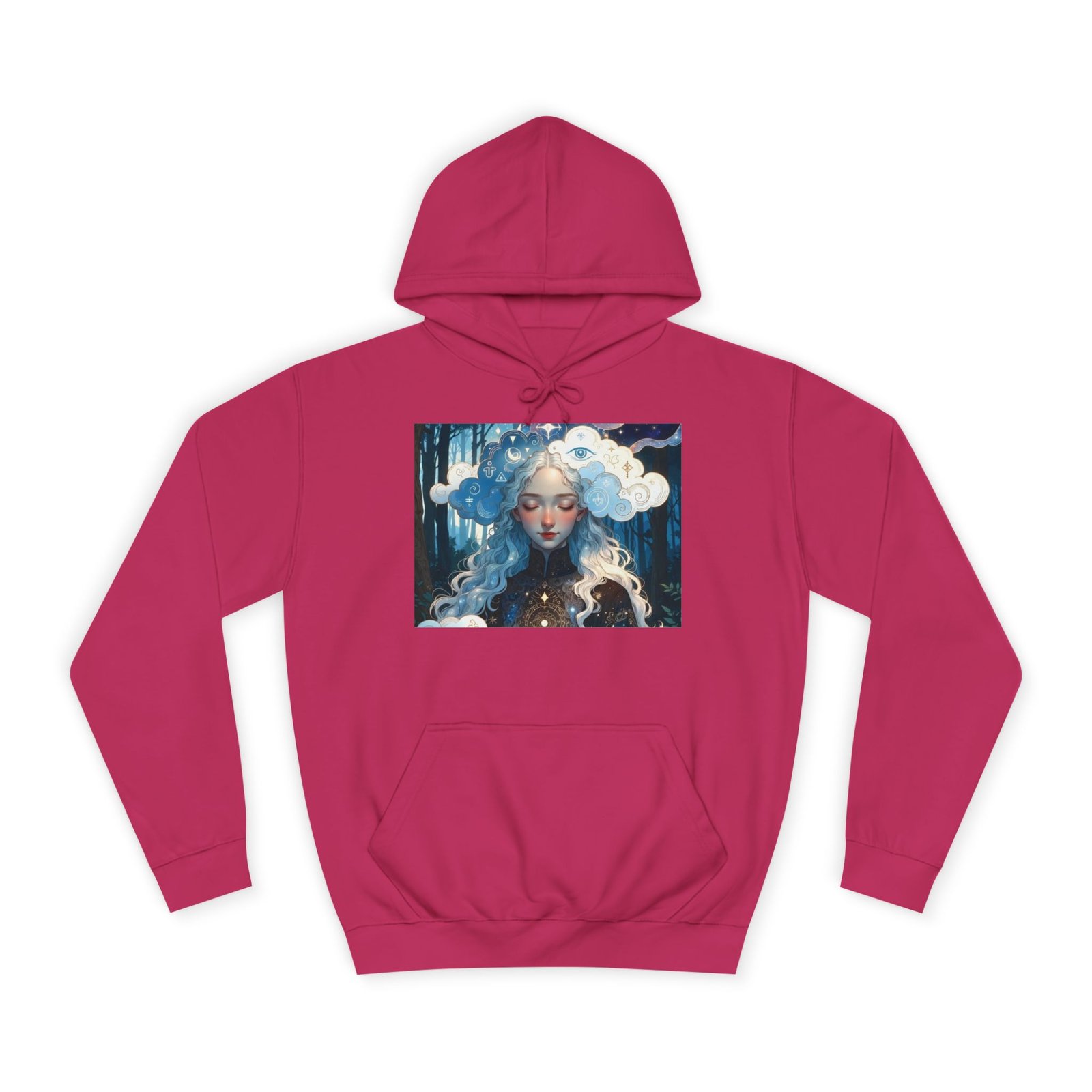 Celestial Dreamer Hoodie — Ethereal Moon & Clouds Art Sweatshirt - Image 49