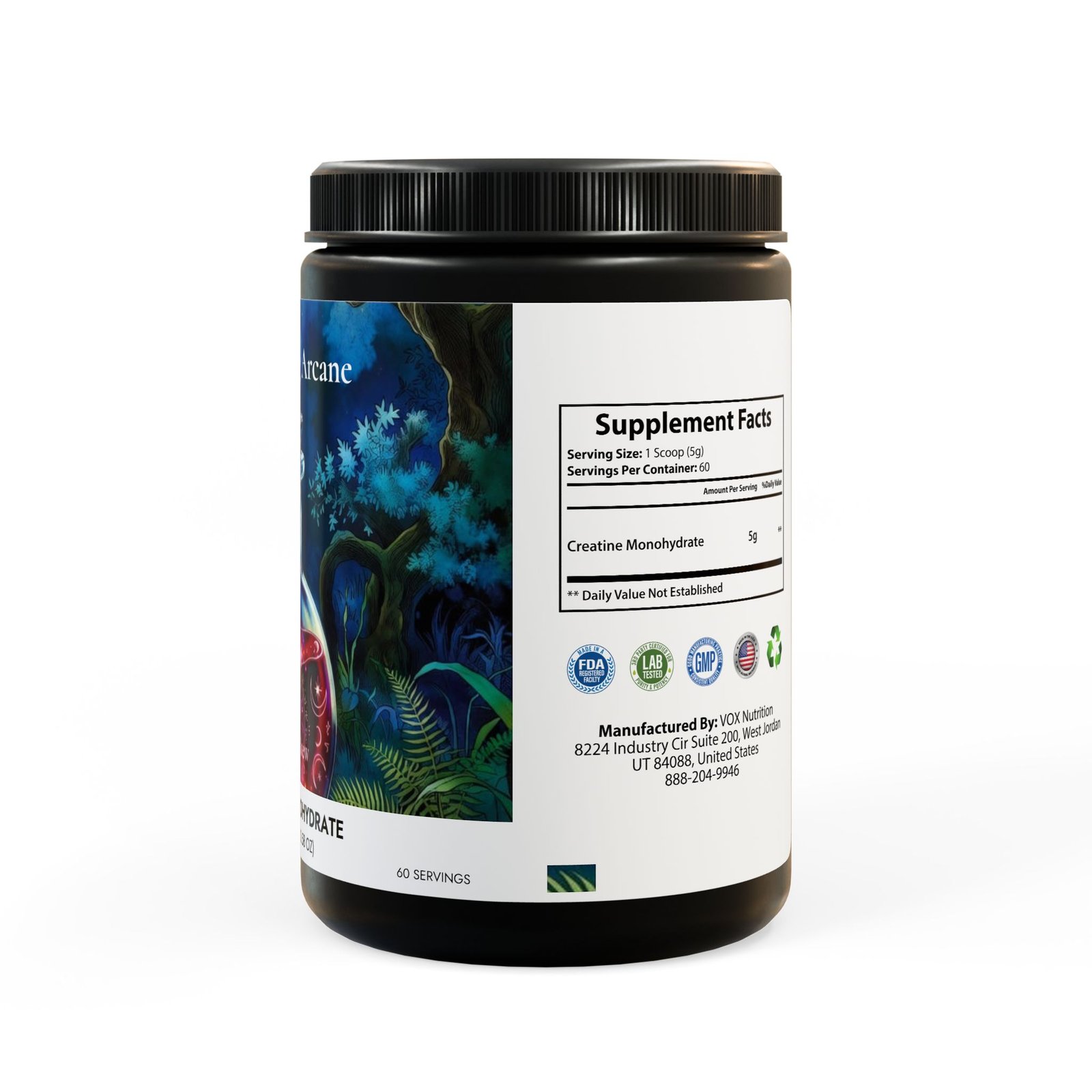 Creatine Monohydrate Supplement (300g, 10.58oz) - Image 3