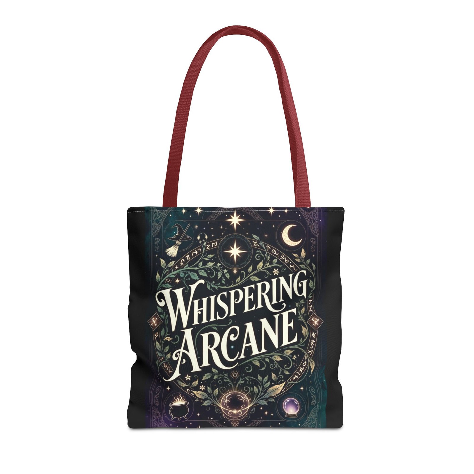 Arcane Whisper Tote Bag — Mystical Tarot & Moonlight All-Over Print - Image 49