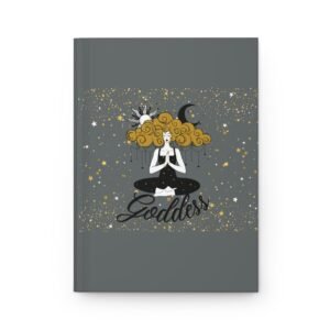 Grey Goddess Stars Hardcover Journal Matte