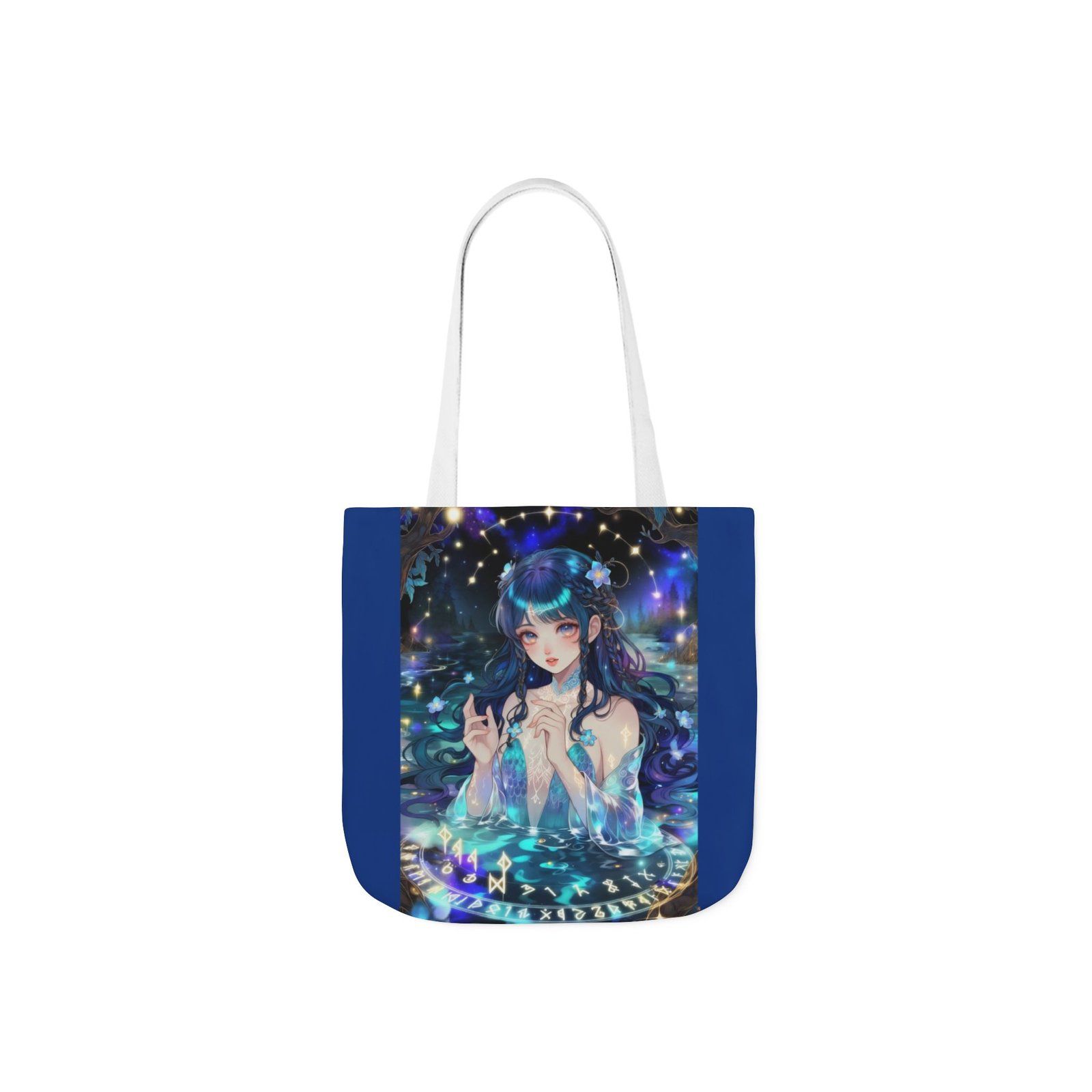 Mystic Mermaid Canvas Tote — Anime Galaxy Illustration Bag - Image 22