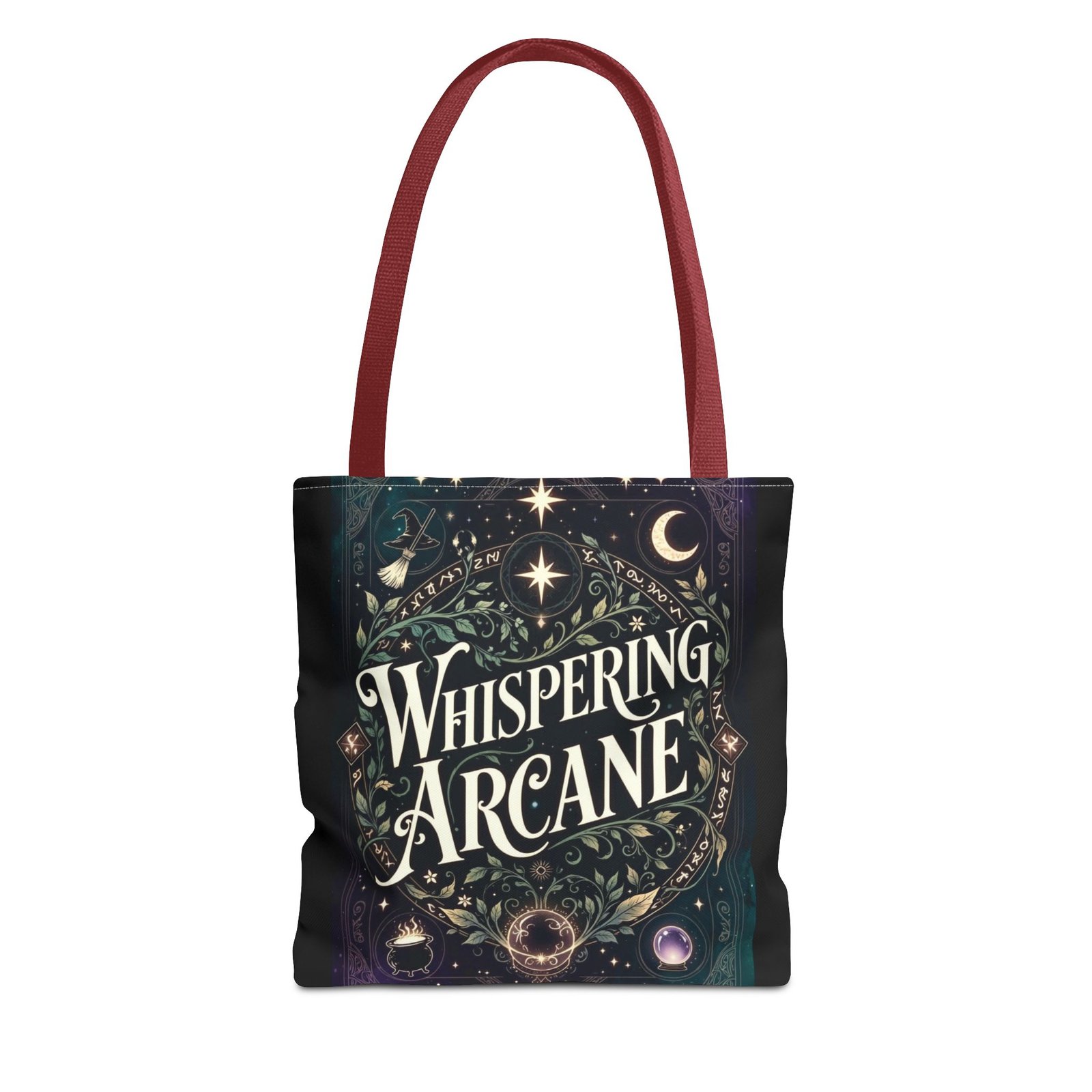 Arcane Whisper Tote Bag — Mystical Tarot & Moonlight All-Over Print - Image 9