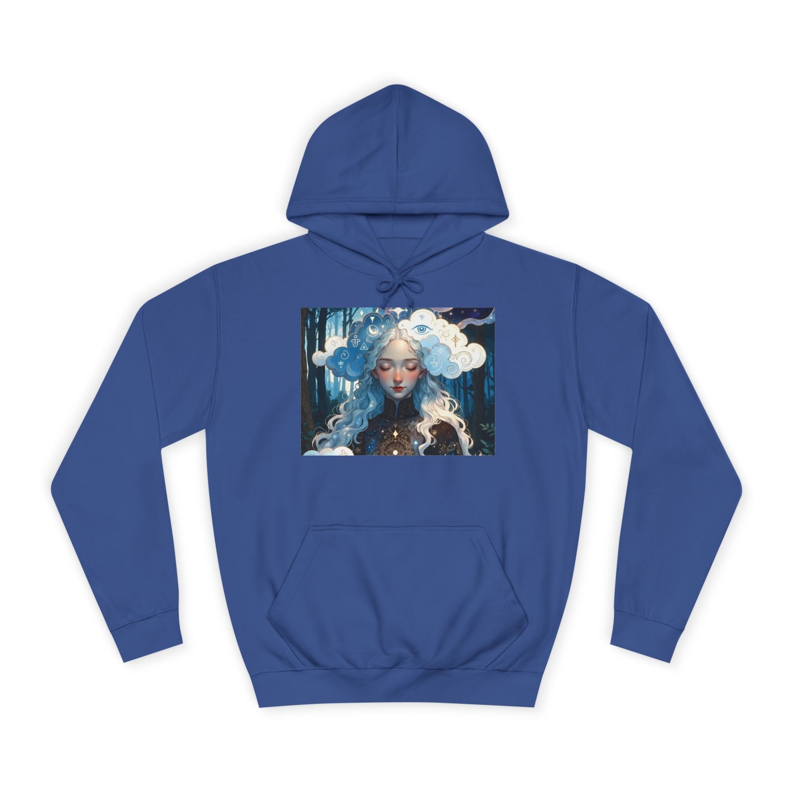 Celestial Dreamer Hoodie — Ethereal Moon & Clouds Art Sweatshirt - Image 33