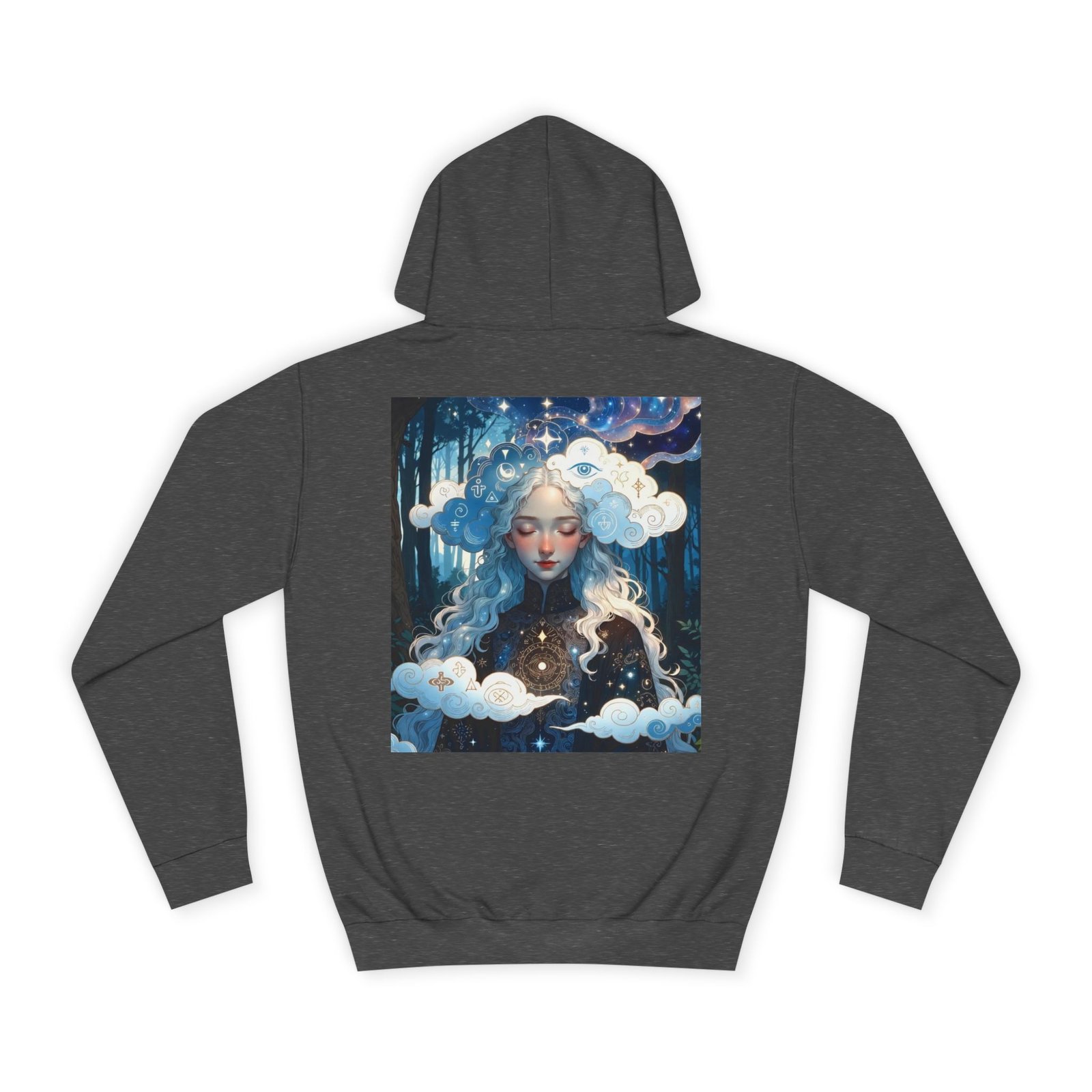 Celestial Dreamer Hoodie — Ethereal Moon & Clouds Art Sweatshirt - Image 38