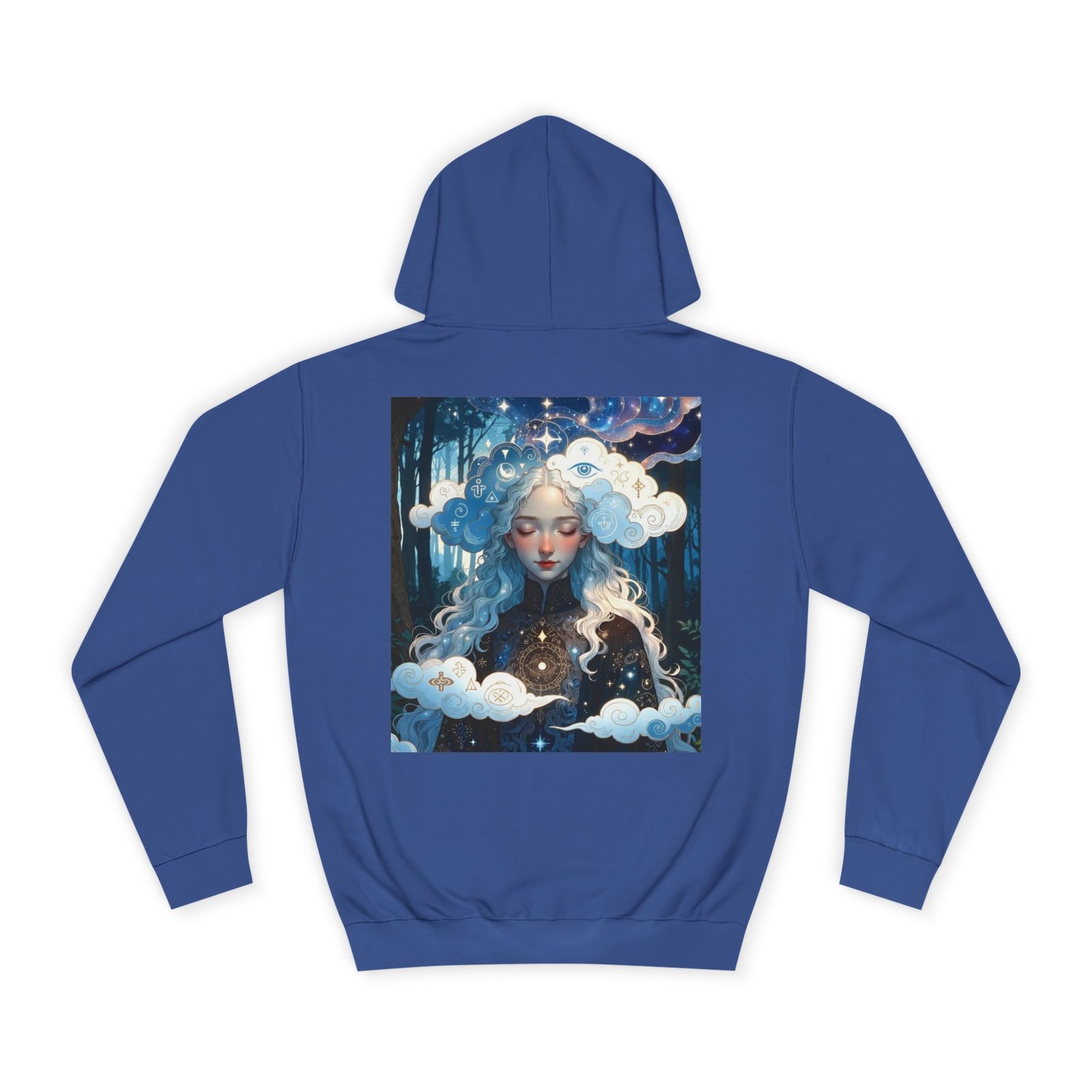 Celestial Dreamer Hoodie — Ethereal Moon & Clouds Art Sweatshirt - Image 34