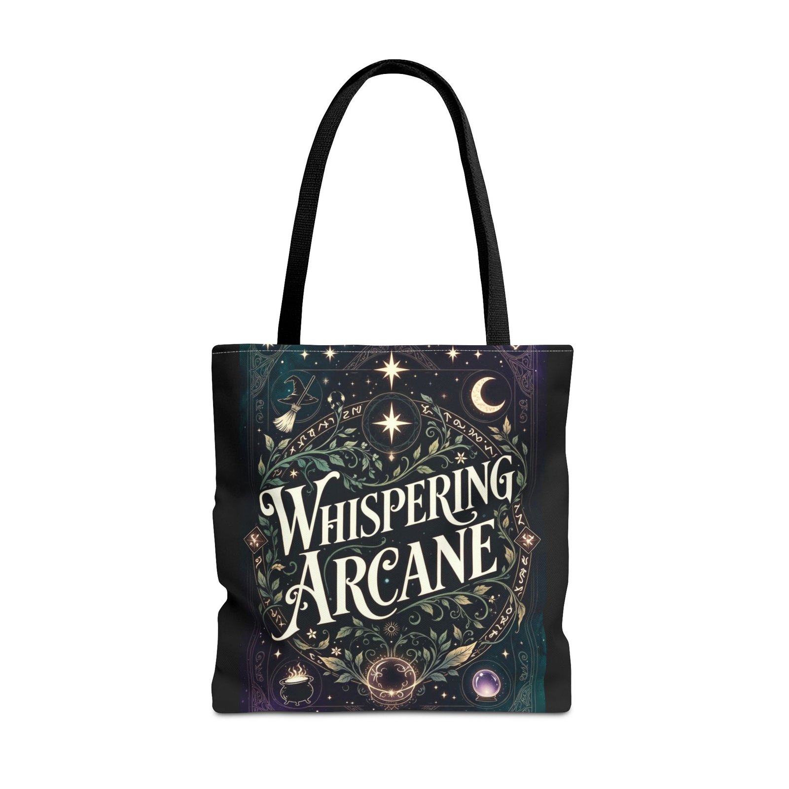 Arcane Whisper Tote Bag — Mystical Tarot & Moonlight All-Over Print - Image 45
