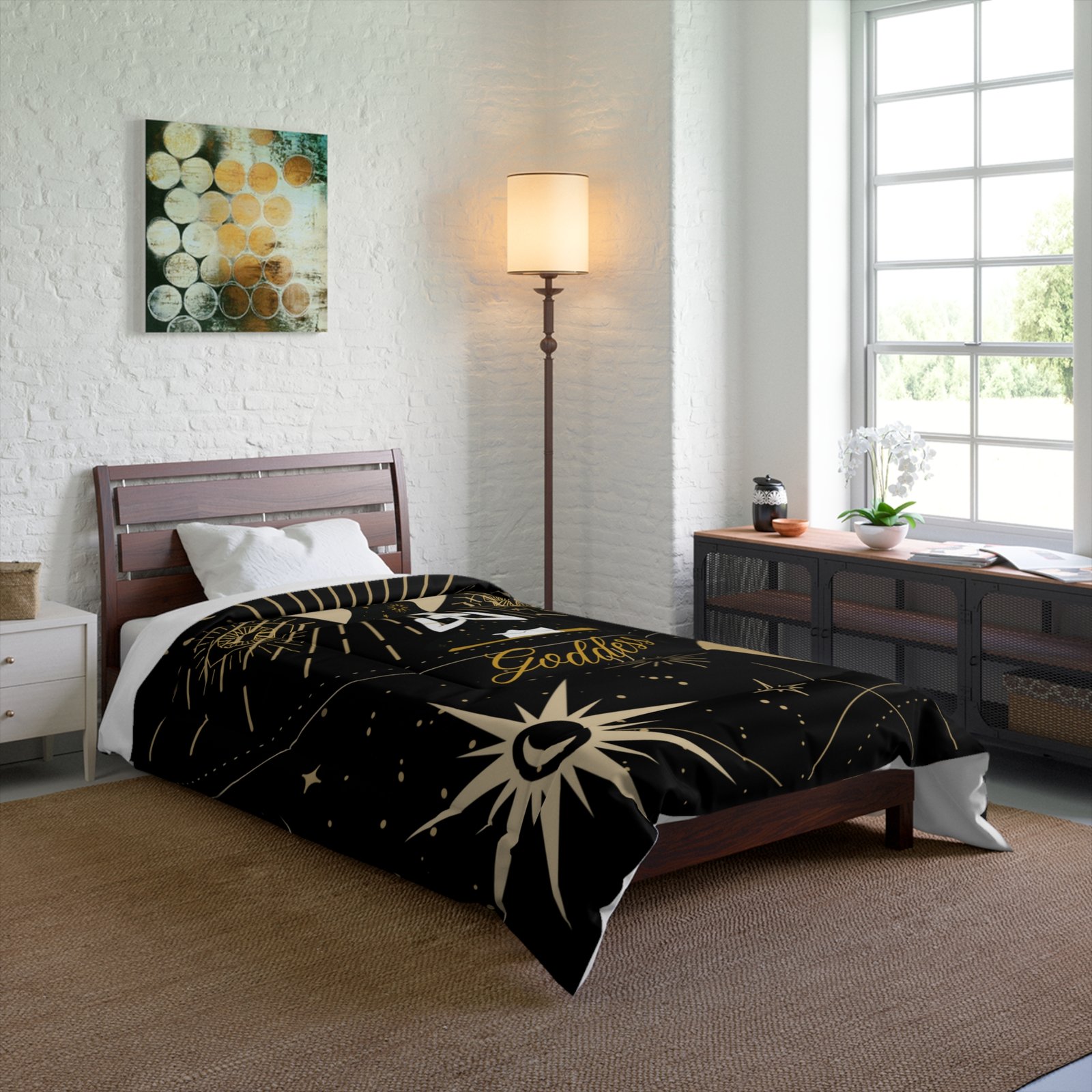 DH GODDESS Black Comforter - Image 8
