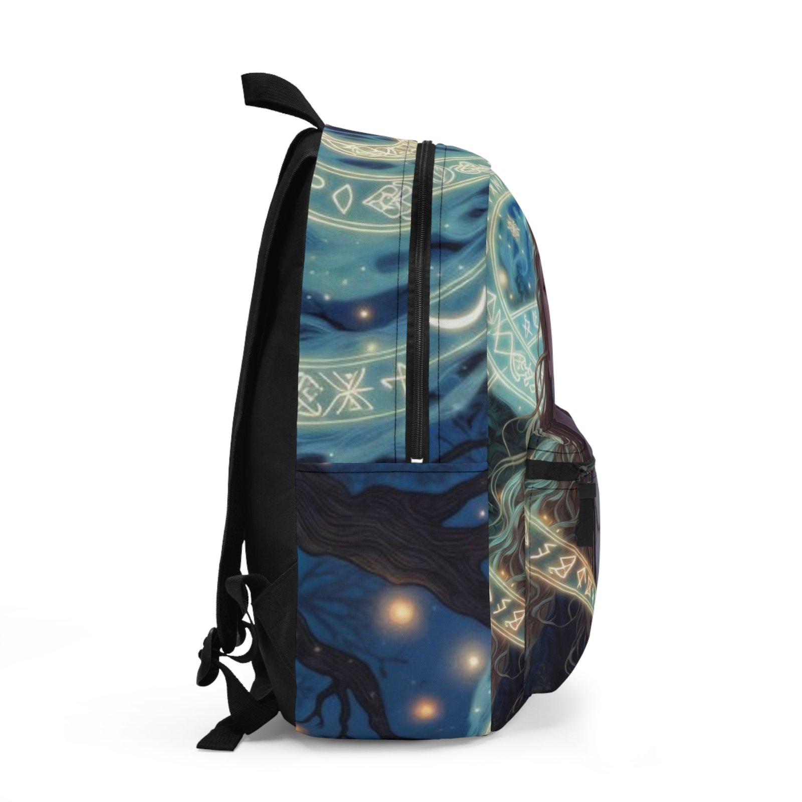 Mystic Girl Astral Backpack — Celestial Magic Art School Bag - Image 2