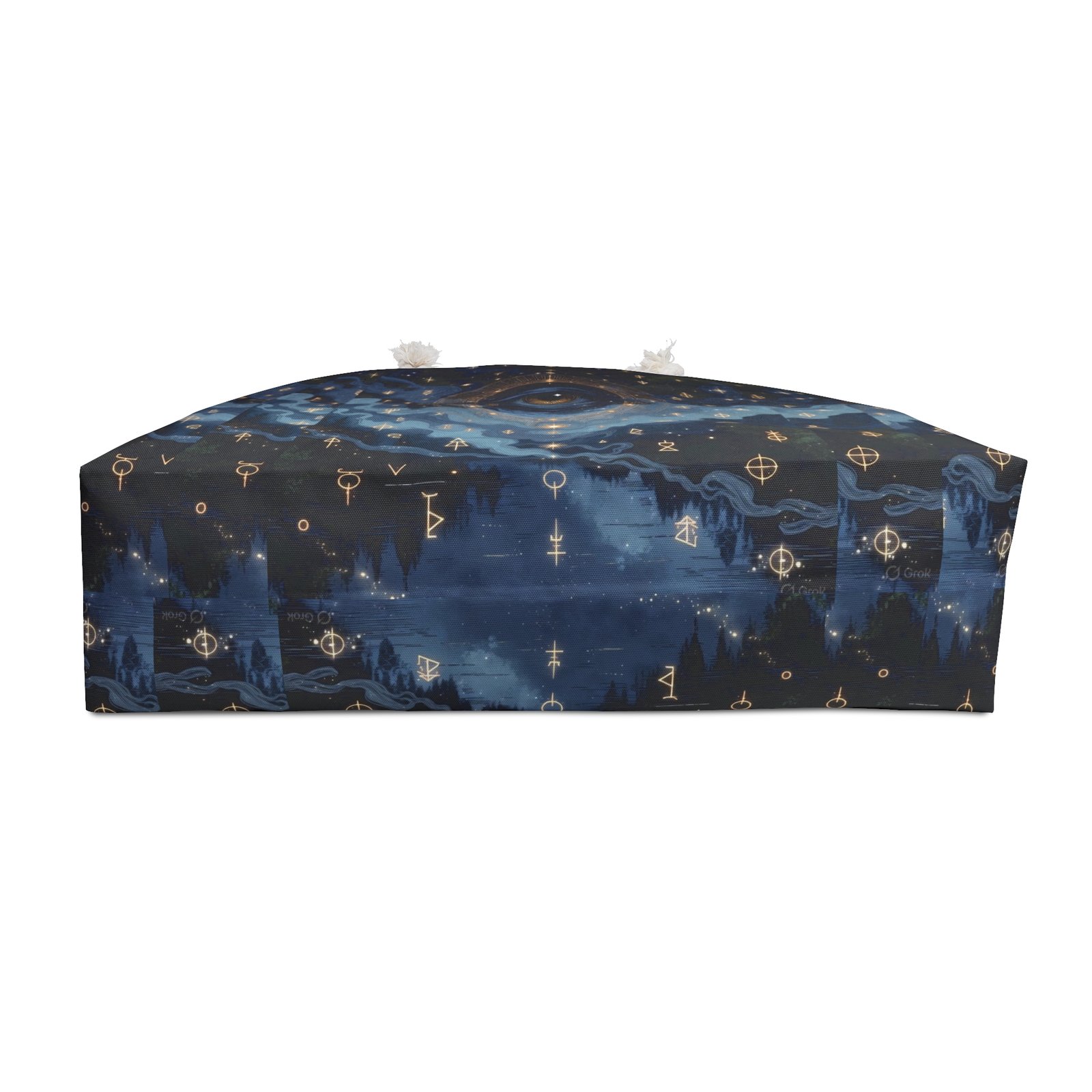 Mystic Night Sky Weekender Bag — All-Seeing Eye & Starry Cloud Travel Tote - Image 4