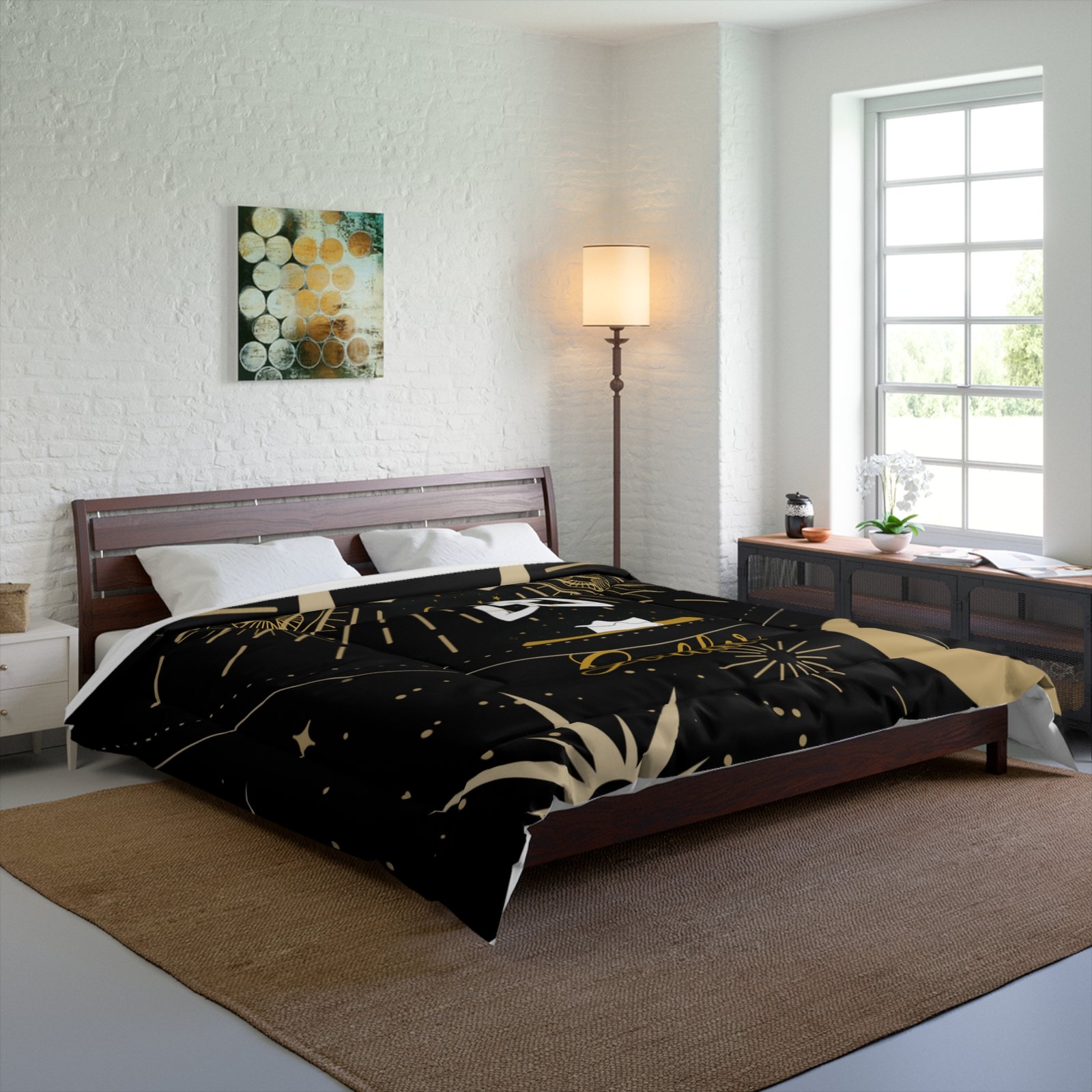 DH GODDESS Black Comforter - Image 6