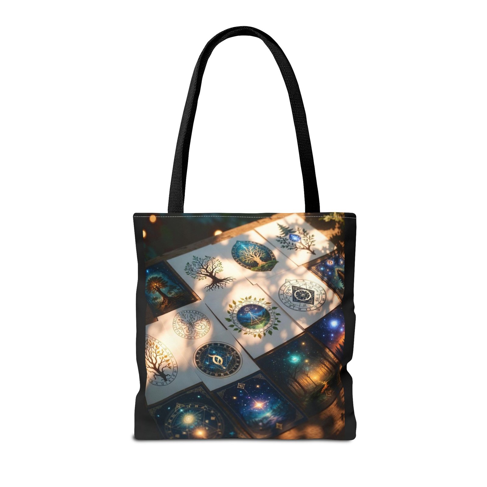 Arcane Whisper Tote Bag — Mystical Tarot & Moonlight All-Over Print - Image 42