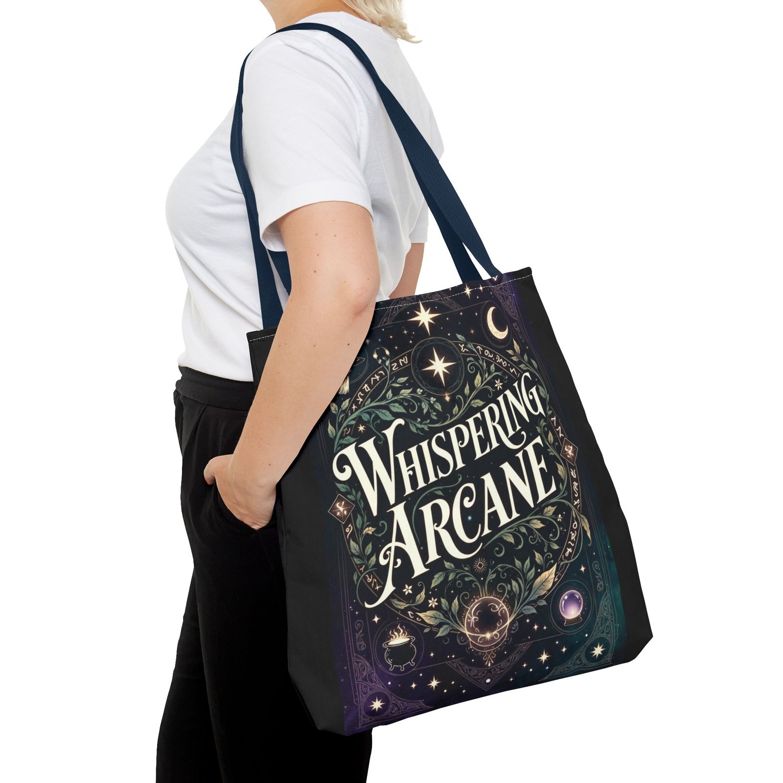 Arcane Whisper Tote Bag — Mystical Tarot & Moonlight All-Over Print - Image 80