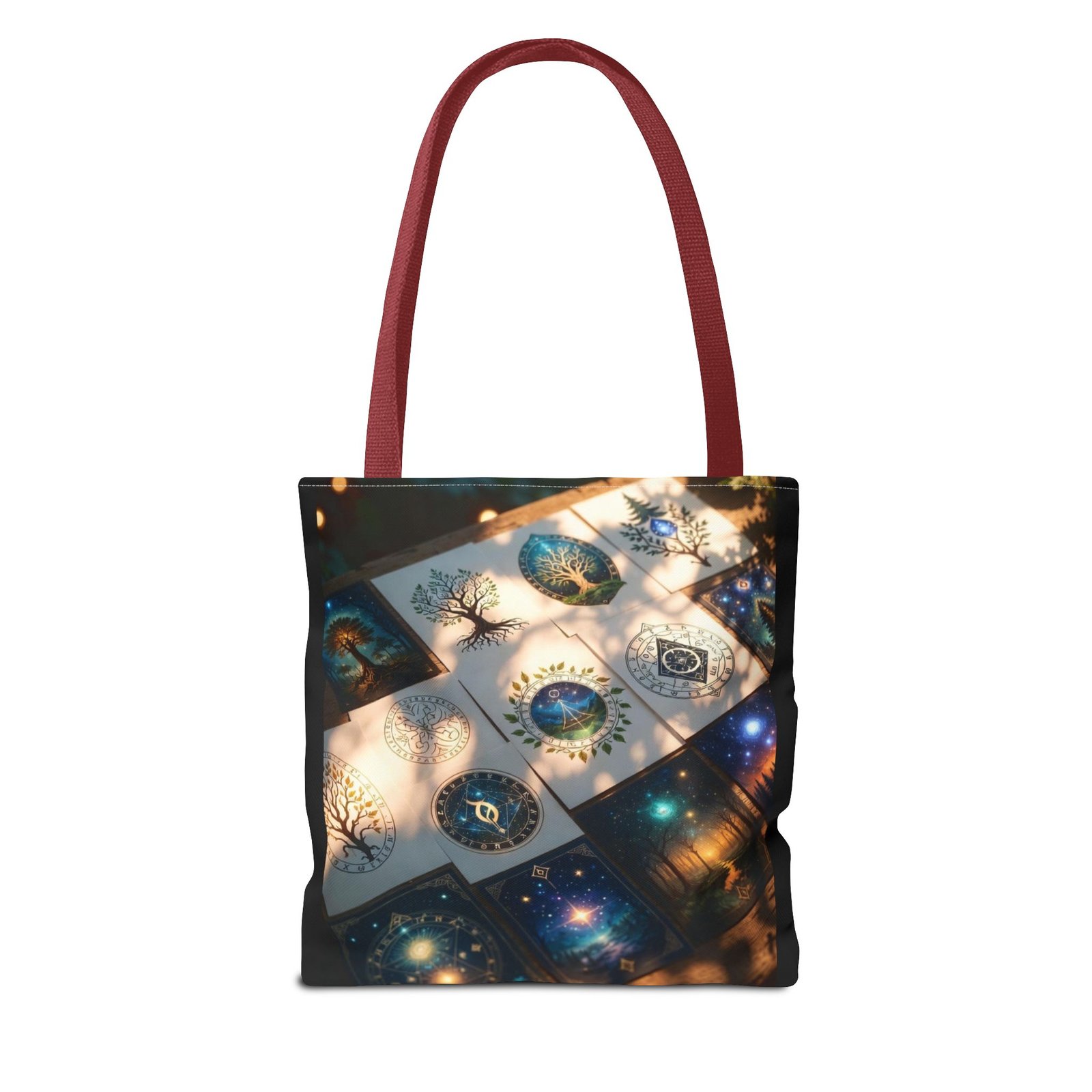 Arcane Whisper Tote Bag — Mystical Tarot & Moonlight All-Over Print - Image 10