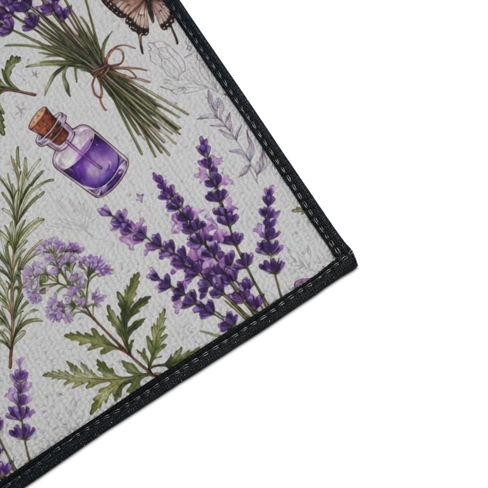 Lavender Potion Bottles Apothecary Heavy Duty Floor Mat - Image 15