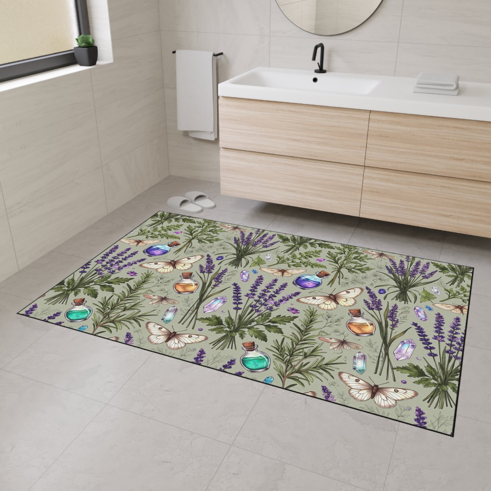 Lavender Apothecary Heavy Duty Floor Mat