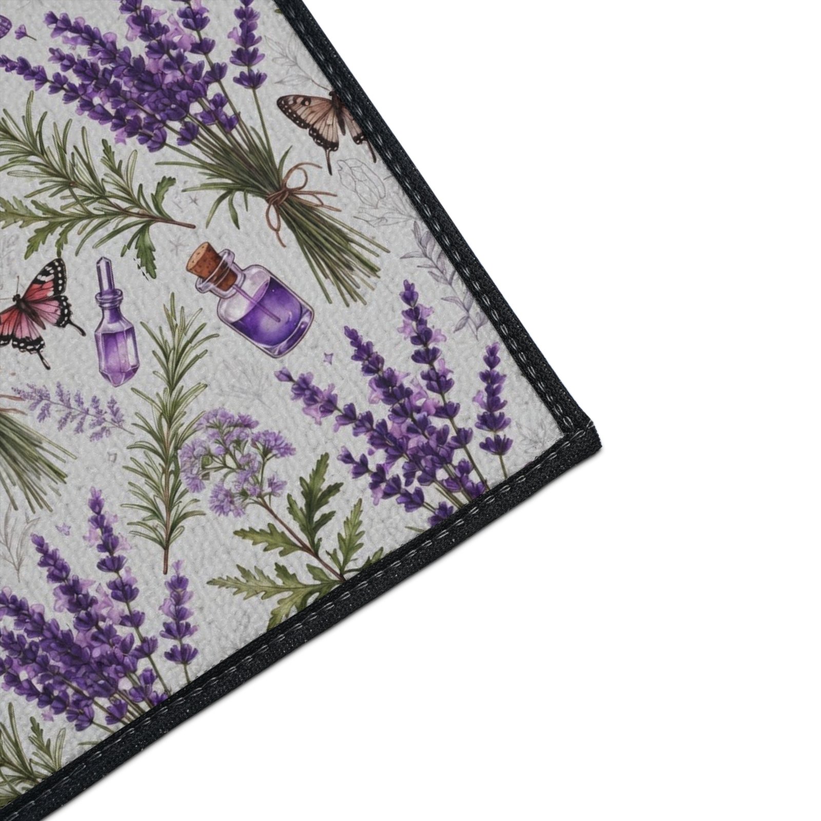 Lavender Potion Bottles Apothecary Heavy Duty Floor Mat - Image 25